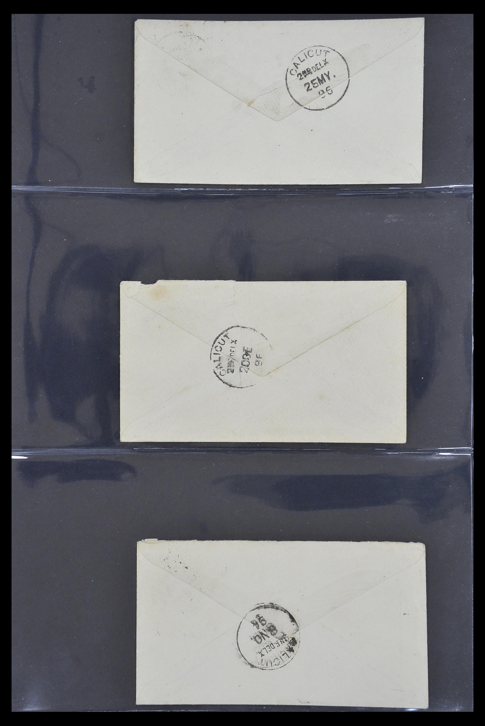 33724 121 - Postzegelverzameling 33724 India en staten brieven 1865-1949.