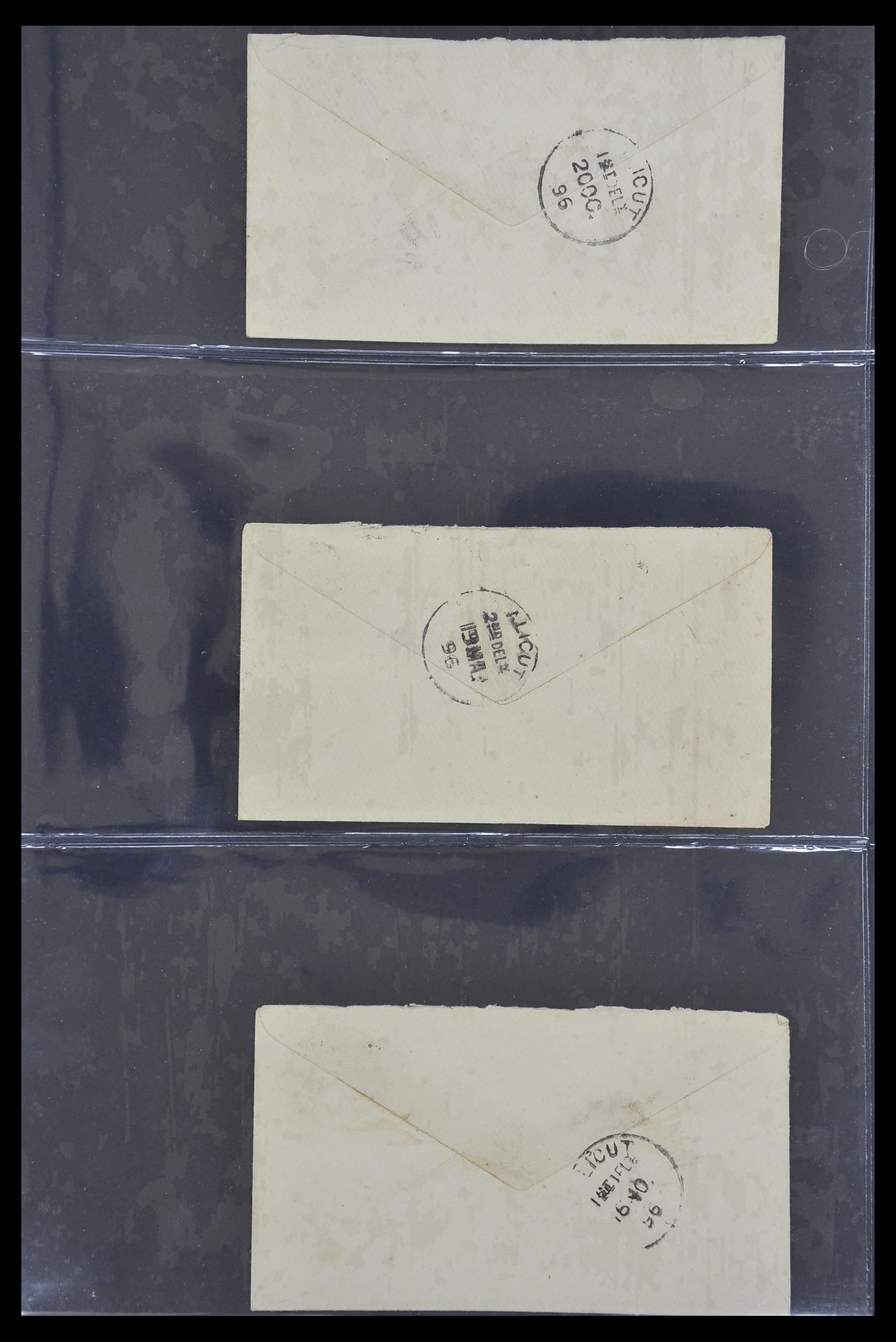33724 123 - Postzegelverzameling 33724 India en staten brieven 1865-1949.