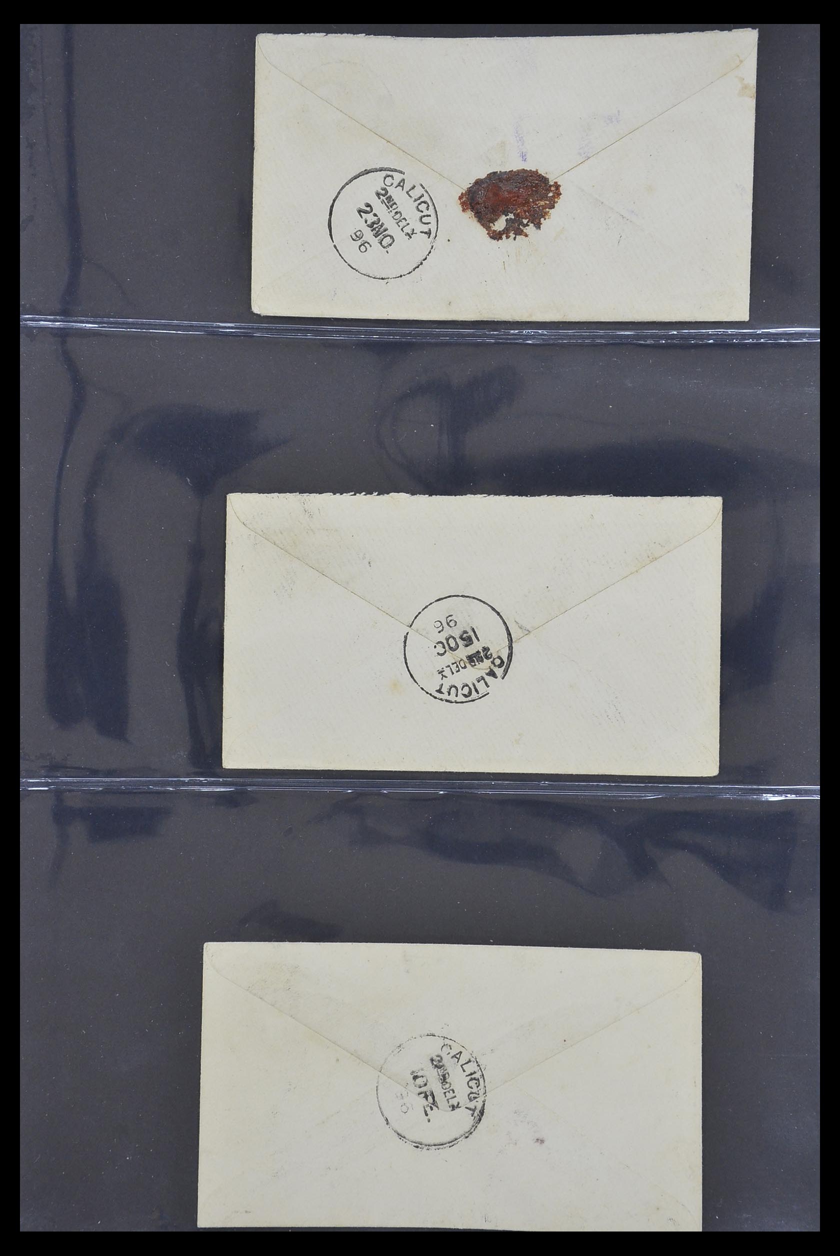 33724 125 - Postzegelverzameling 33724 India en staten brieven 1865-1949.