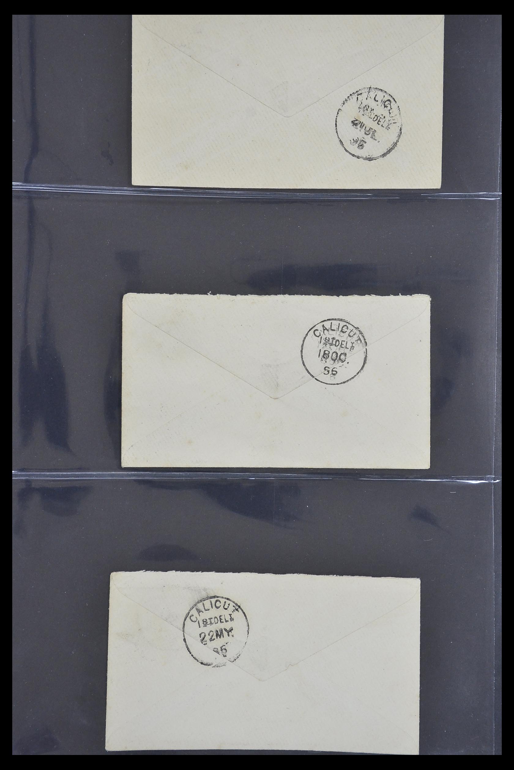 33724 129 - Postzegelverzameling 33724 India en staten brieven 1865-1949.
