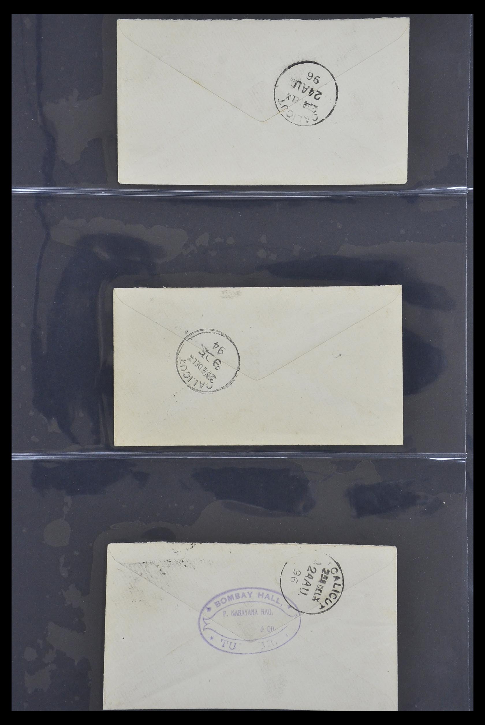 33724 133 - Postzegelverzameling 33724 India en staten brieven 1865-1949.