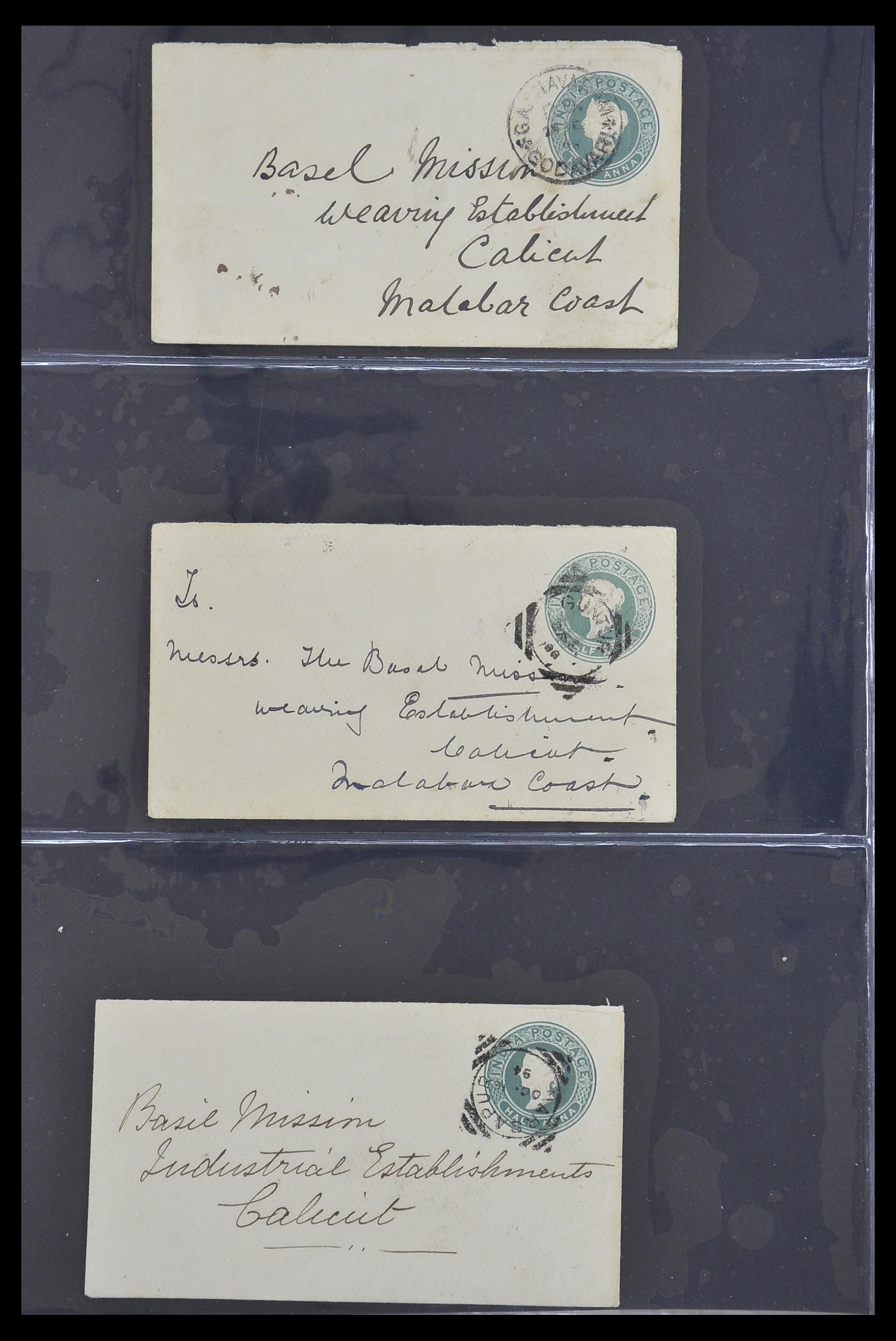 33724 140 - Postzegelverzameling 33724 India en staten brieven 1865-1949.