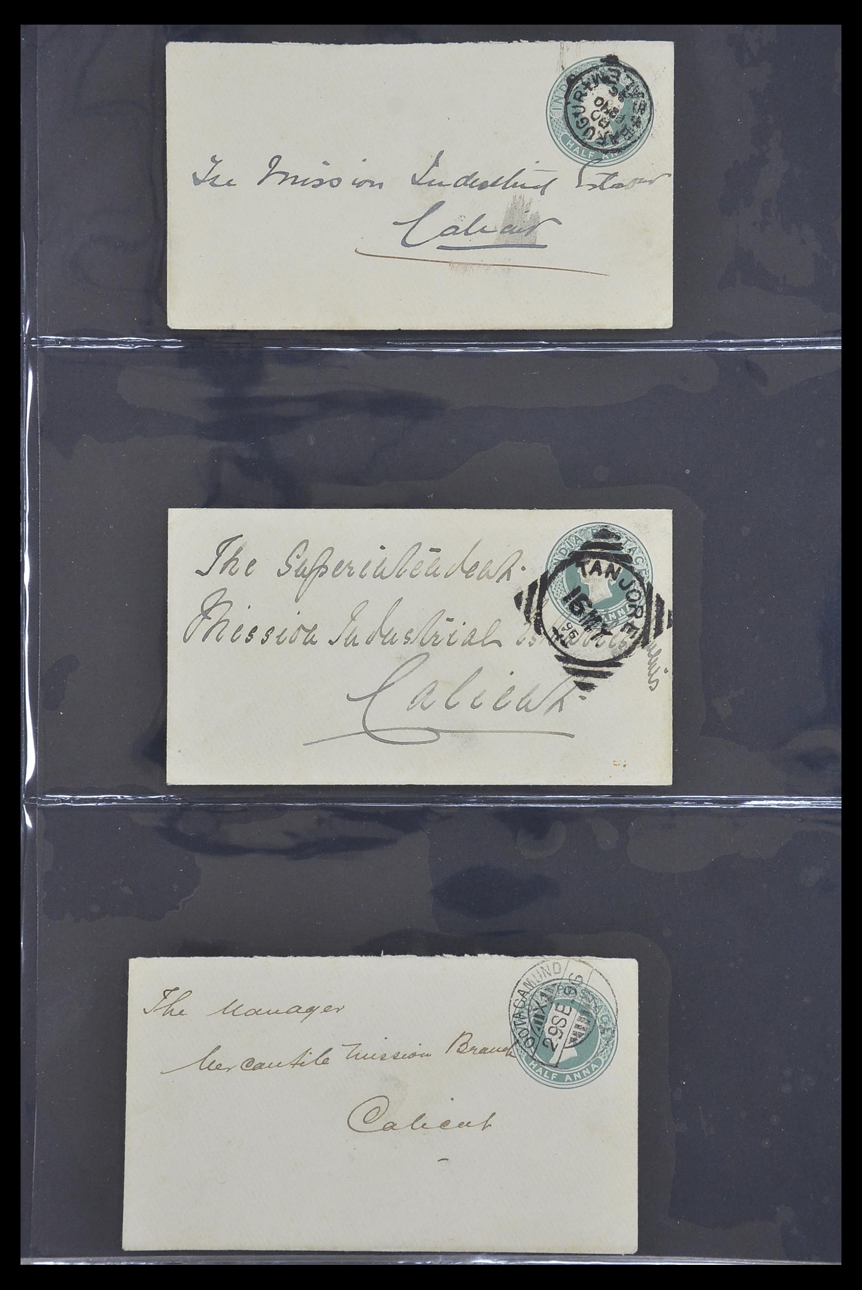 33724 144 - Postzegelverzameling 33724 India en staten brieven 1865-1949.