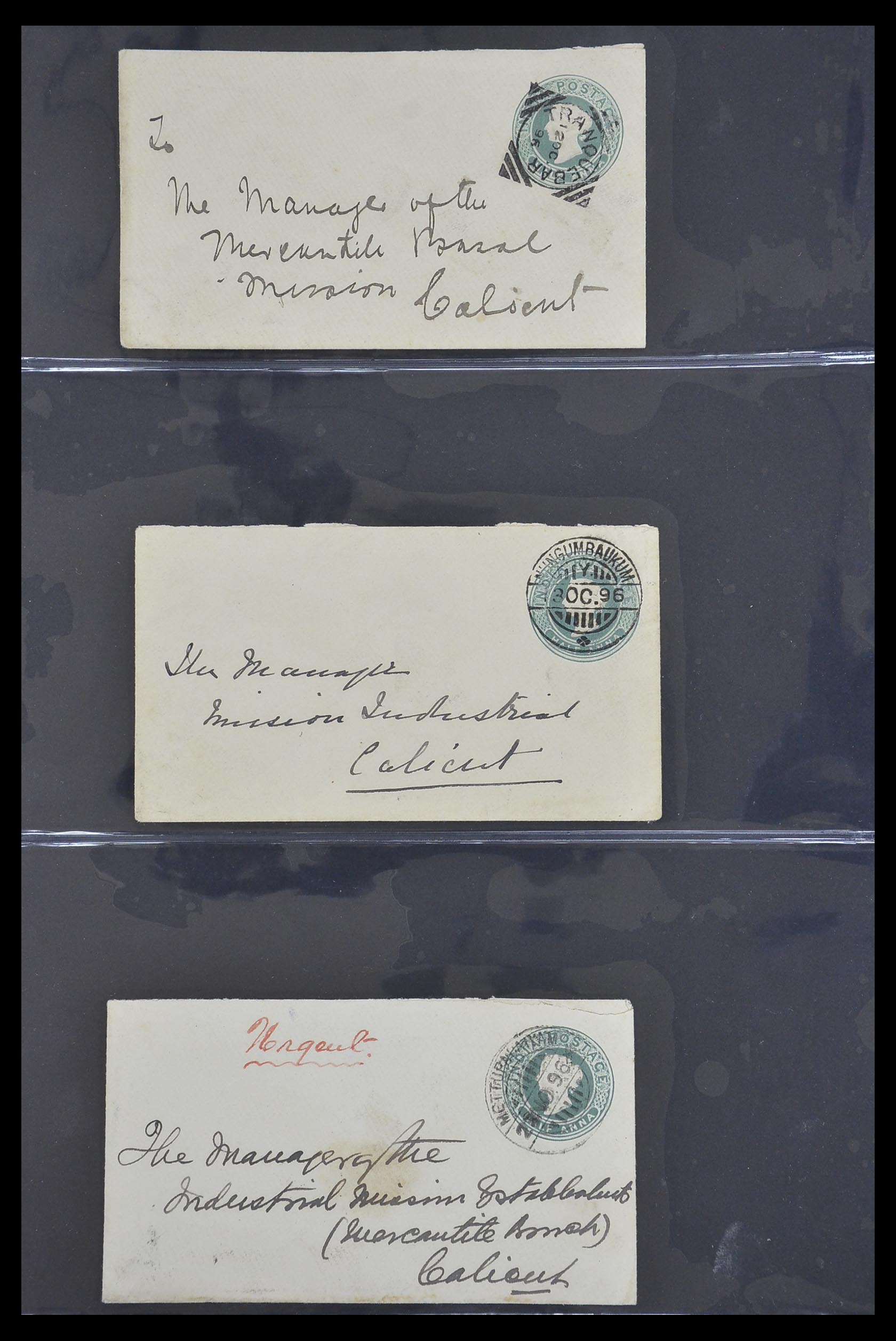 33724 146 - Postzegelverzameling 33724 India en staten brieven 1865-1949.