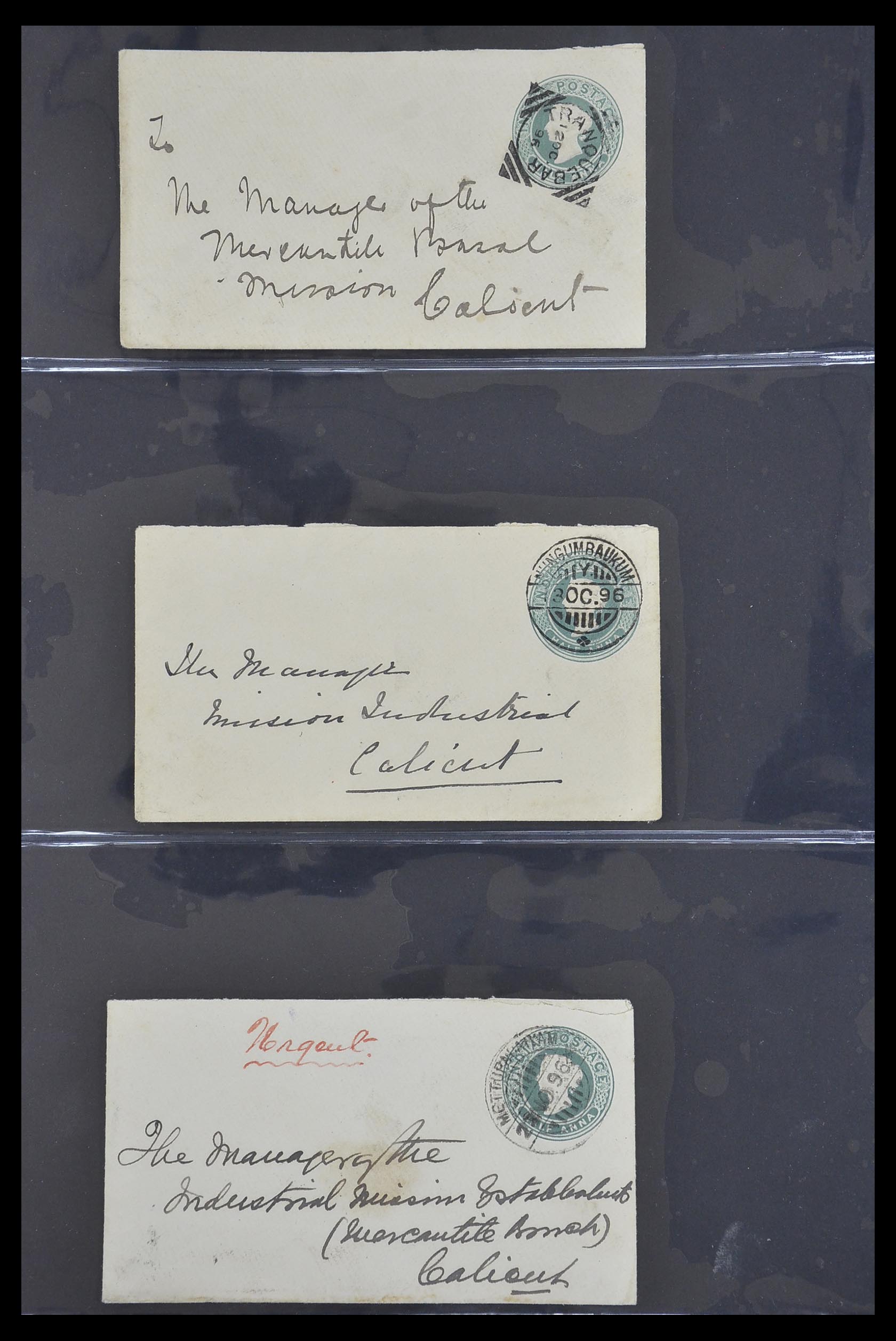 33724 146 - Stamp collection 33724 India and states covers 1865-1949.