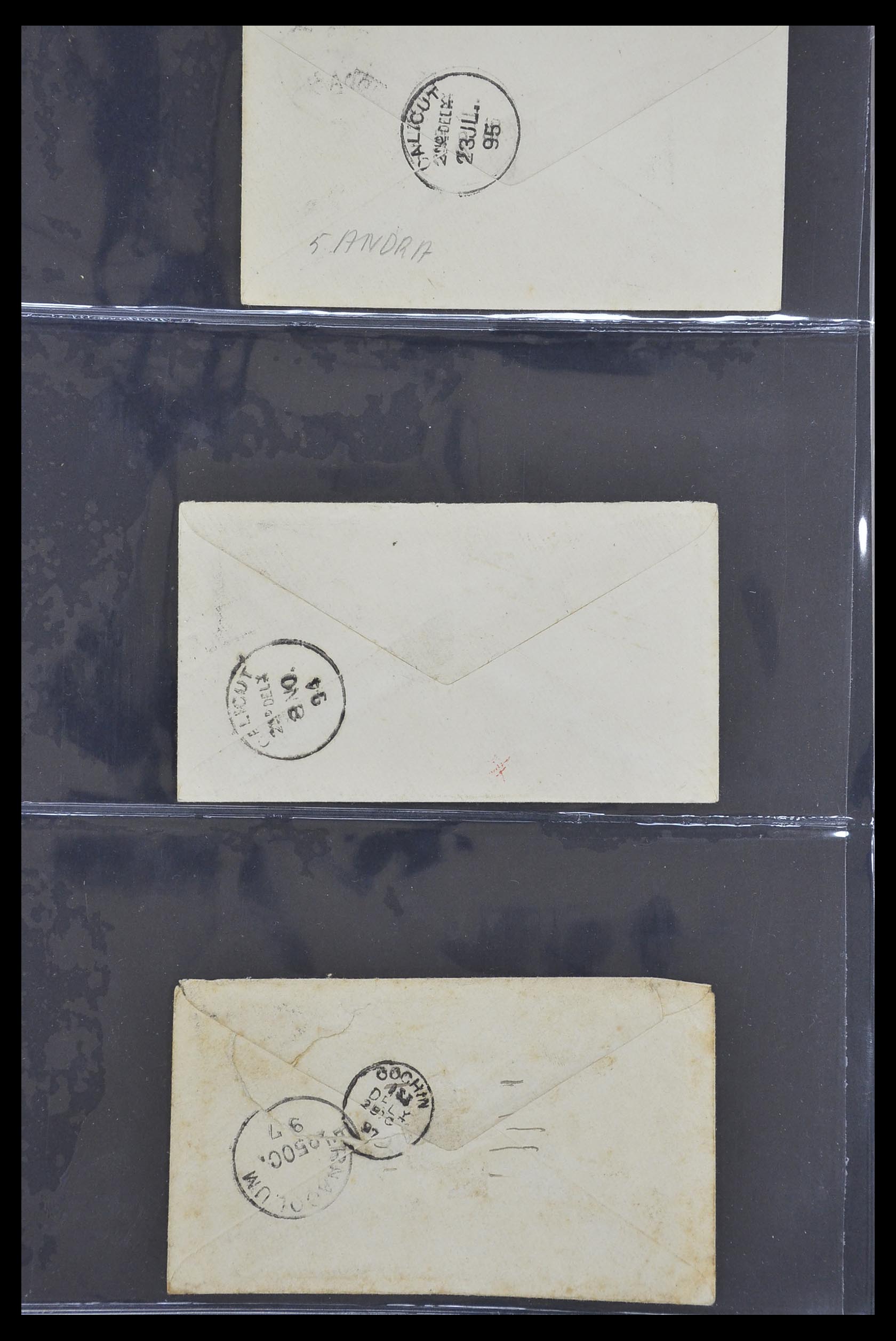 33724 155 - Postzegelverzameling 33724 India en staten brieven 1865-1949.