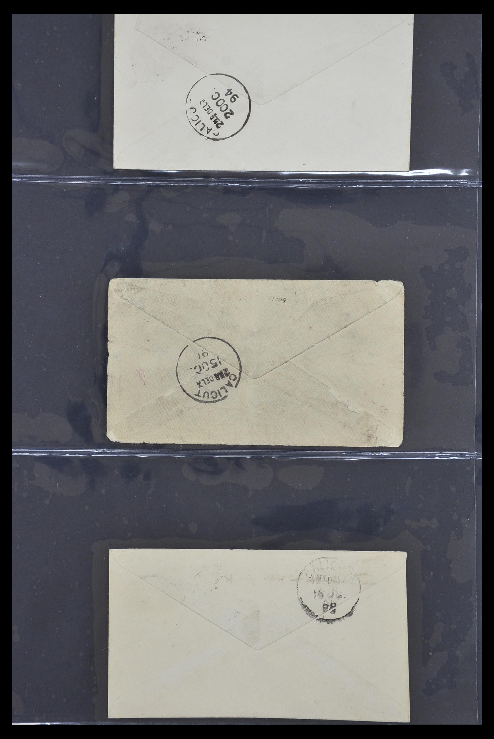 33724 157 - Postzegelverzameling 33724 India en staten brieven 1865-1949.