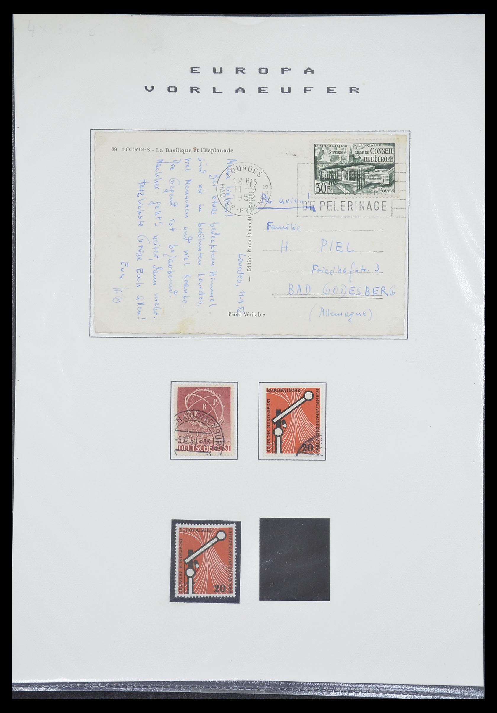 33728 001 - Postzegelverzameling 33728 Europa CEPT 1950-1985.
