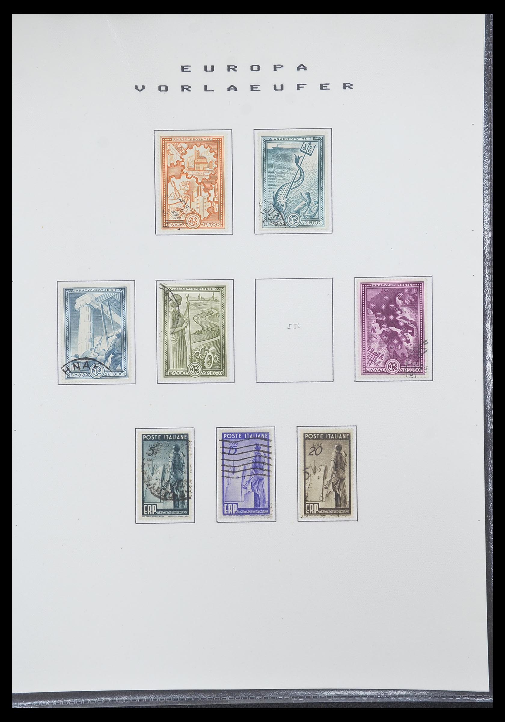 33728 002 - Postzegelverzameling 33728 Europa CEPT 1950-1985.