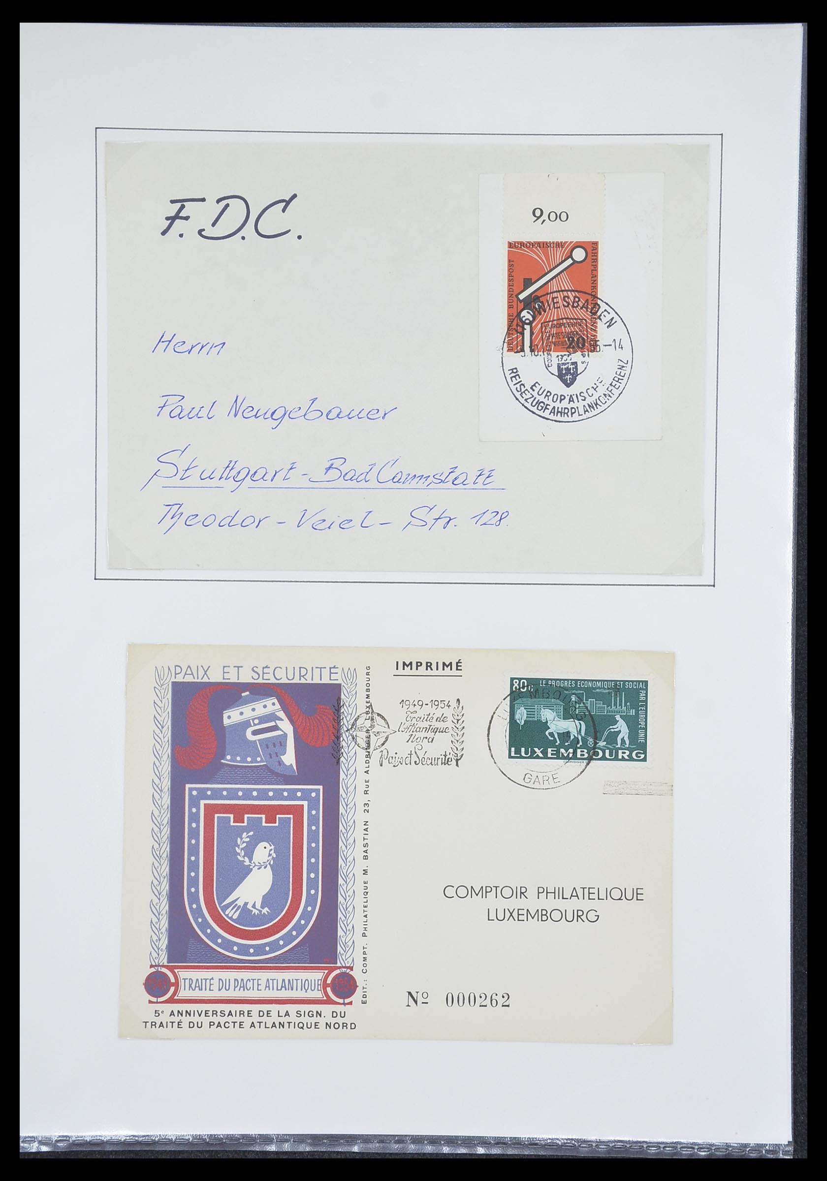 33728 003 - Postzegelverzameling 33728 Europa CEPT 1950-1985.