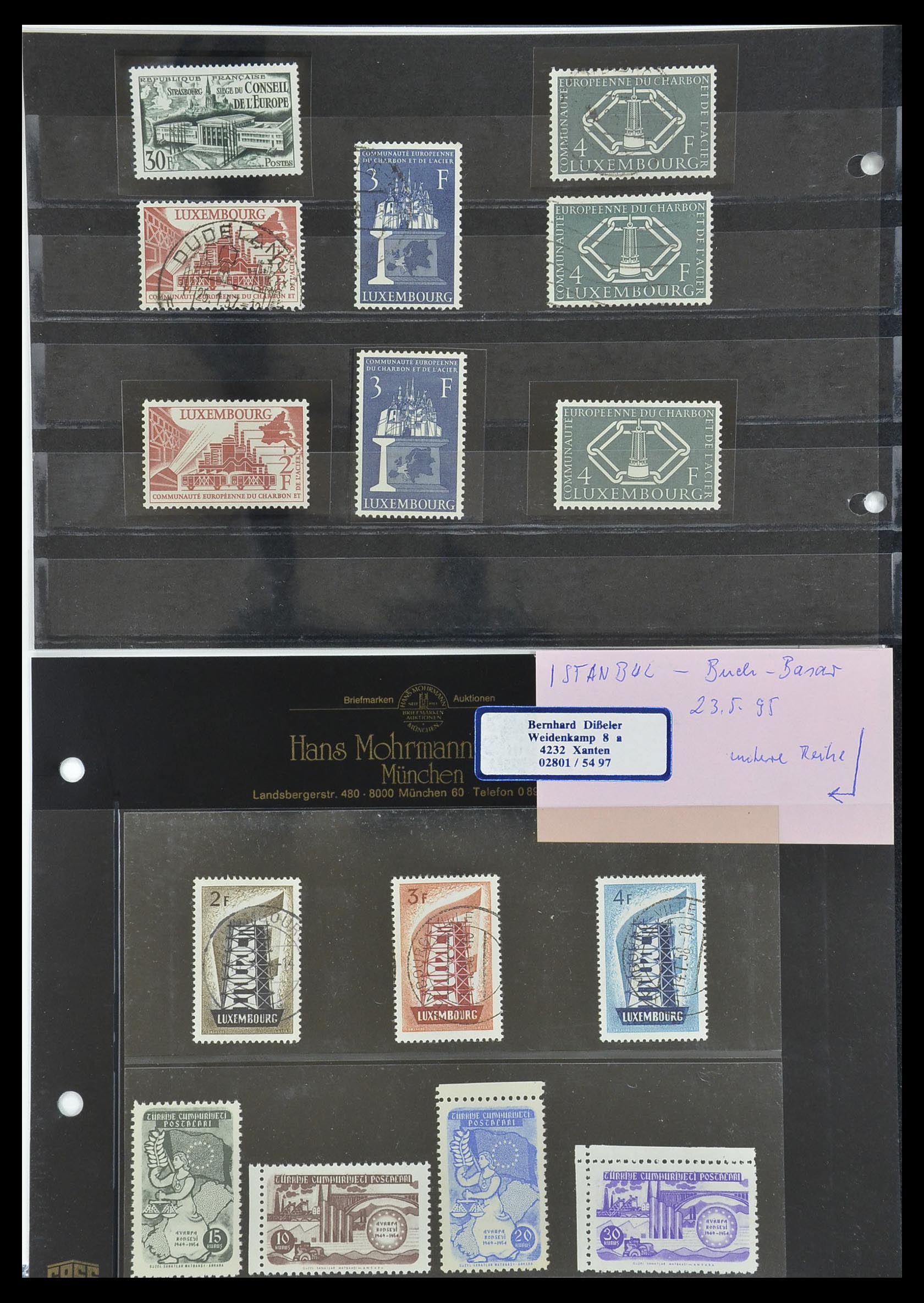 33728 004 - Postzegelverzameling 33728 Europa CEPT 1950-1985.