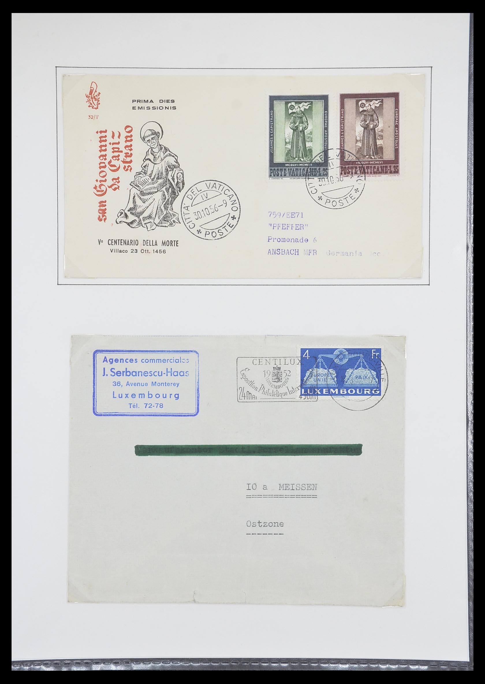 33728 005 - Postzegelverzameling 33728 Europa CEPT 1950-1985.