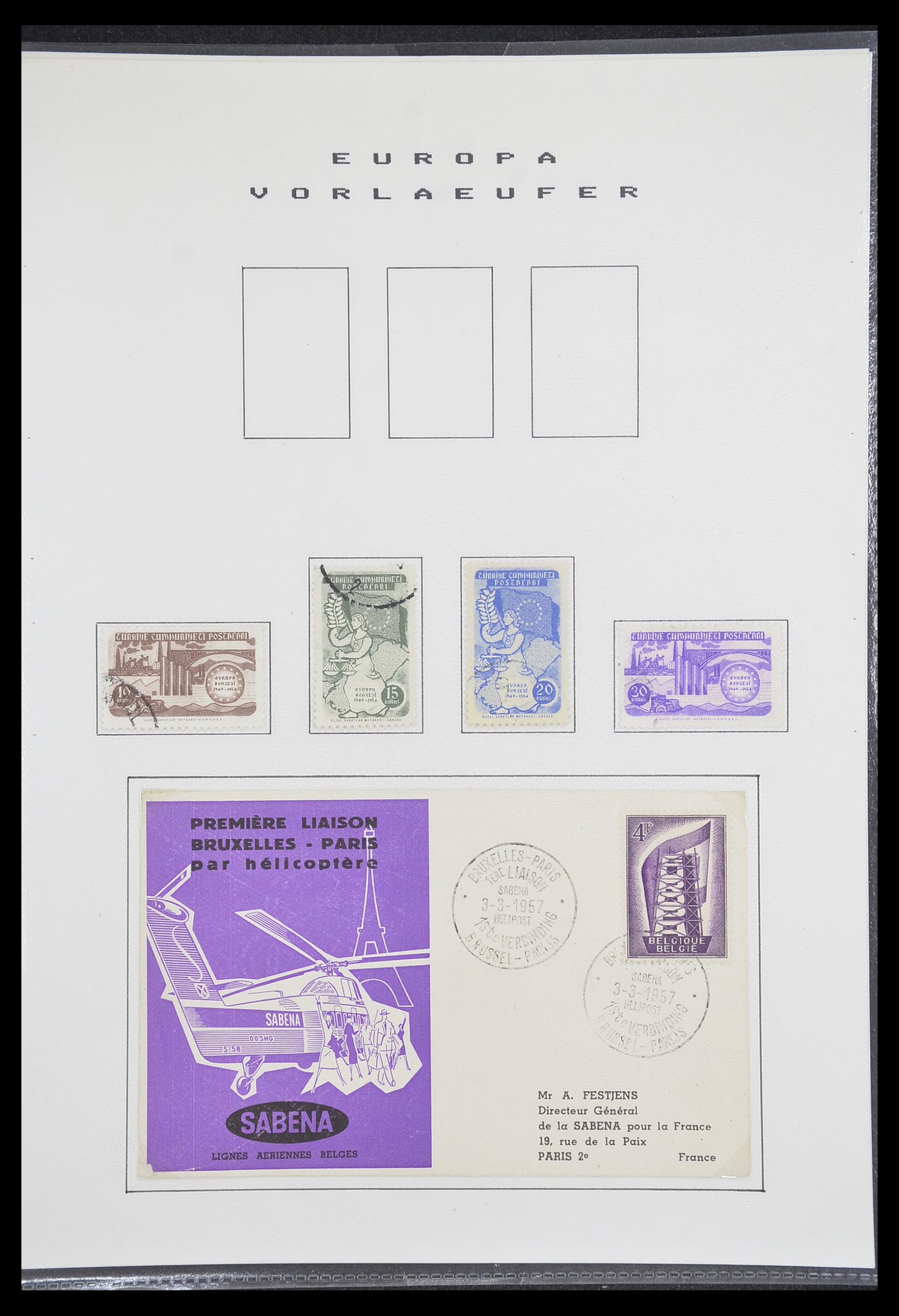 33728 007 - Postzegelverzameling 33728 Europa CEPT 1950-1985.