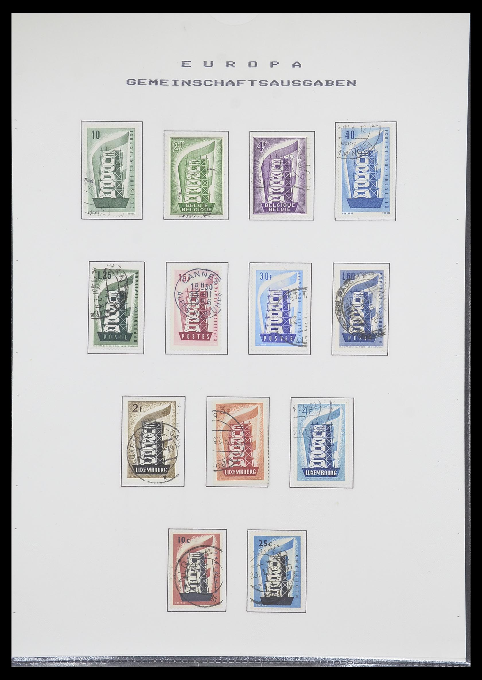 33728 008 - Postzegelverzameling 33728 Europa CEPT 1950-1985.
