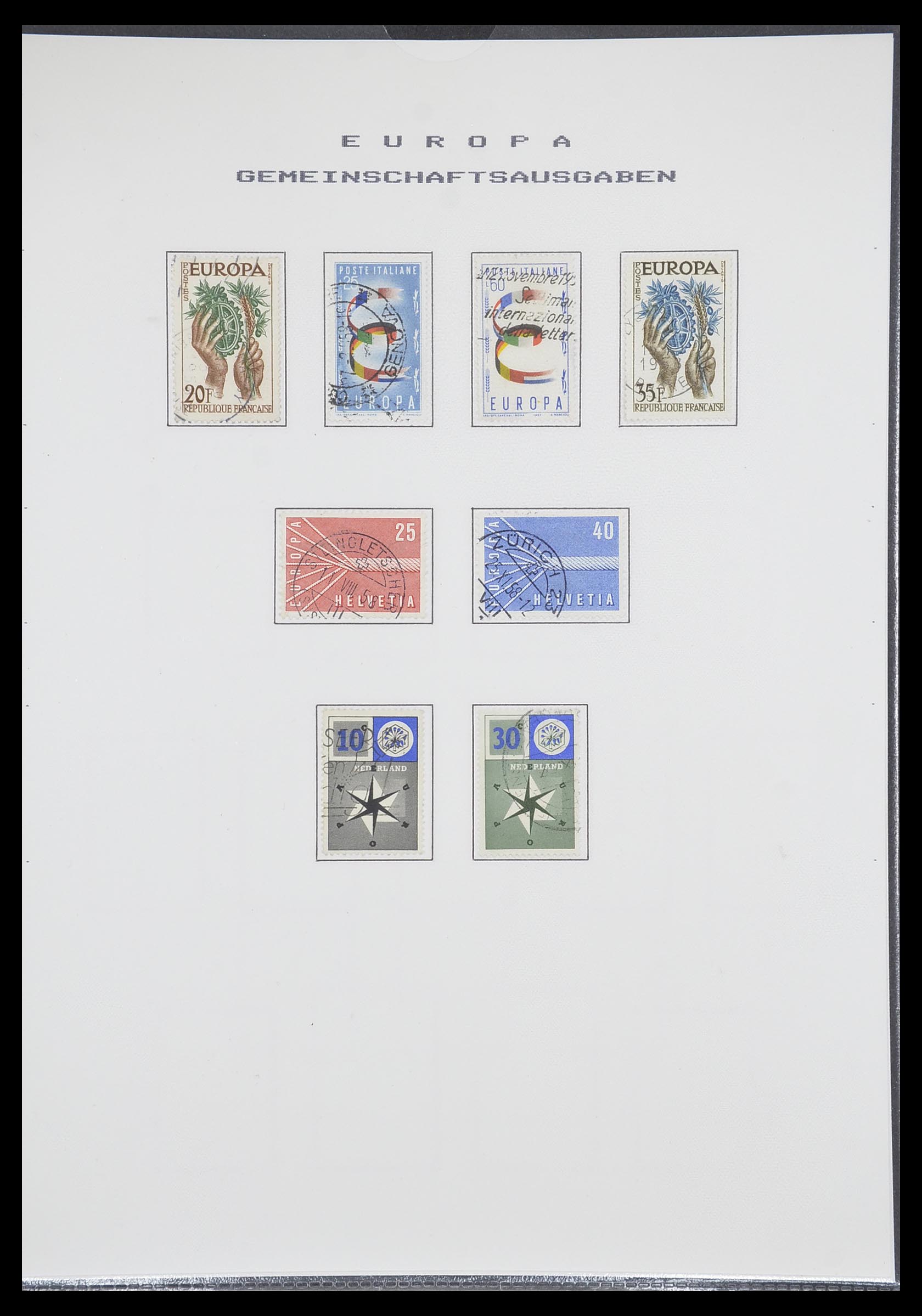 33728 010 - Postzegelverzameling 33728 Europa CEPT 1950-1985.