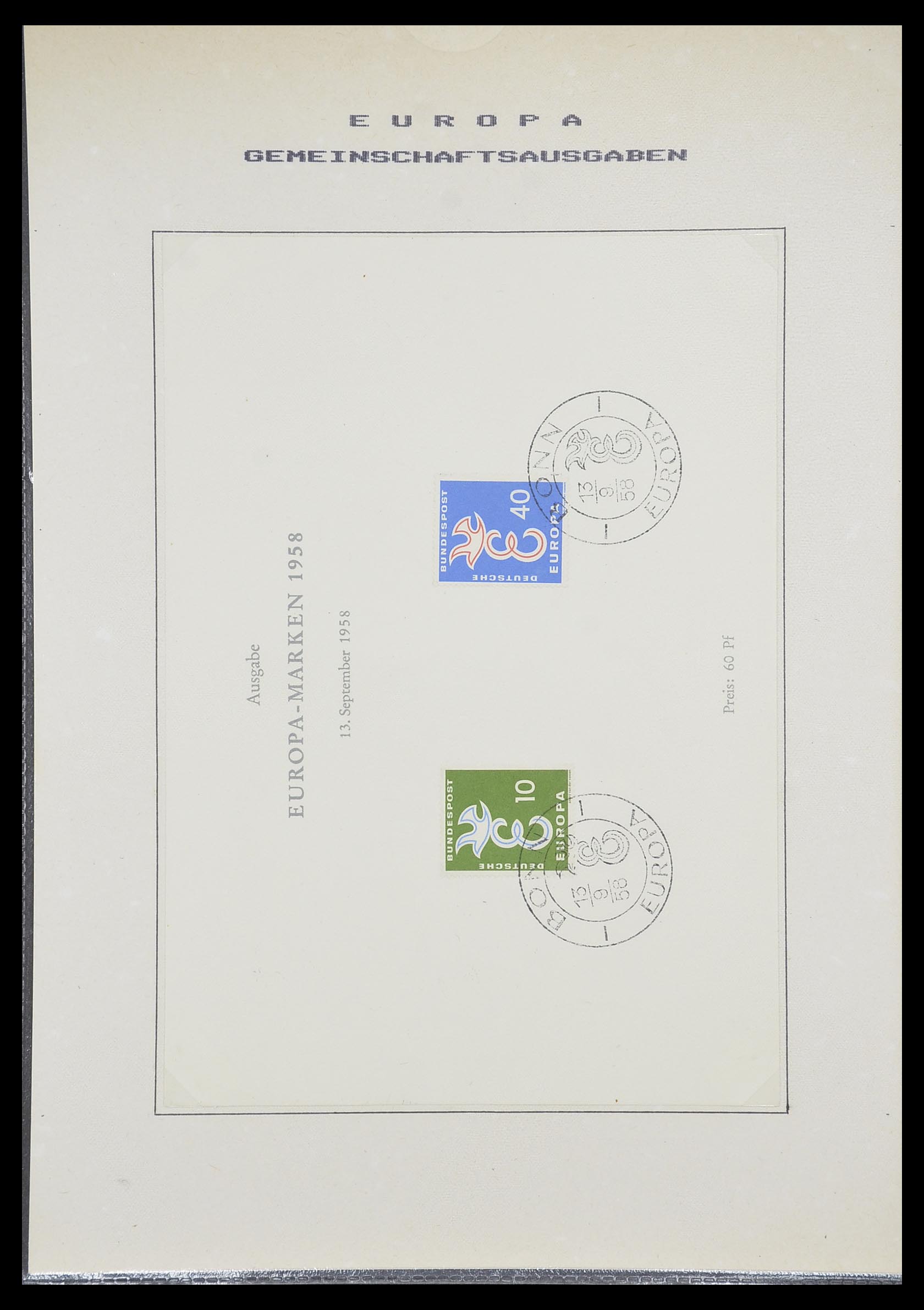 33728 012 - Postzegelverzameling 33728 Europa CEPT 1950-1985.