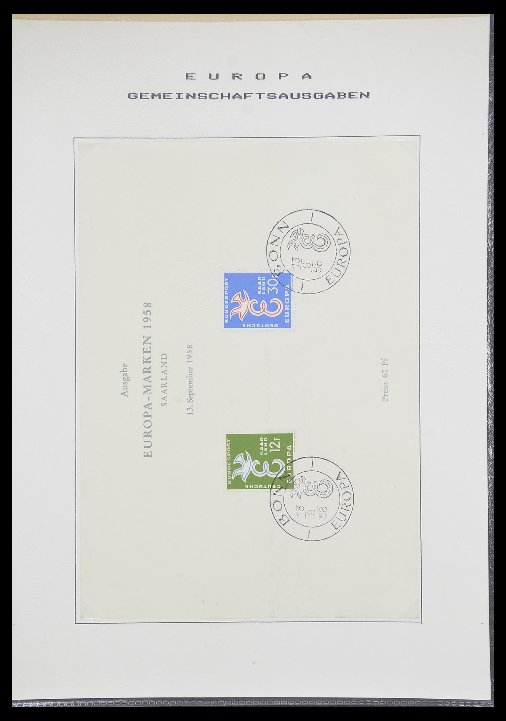 33728 013 - Postzegelverzameling 33728 Europa CEPT 1950-1985.