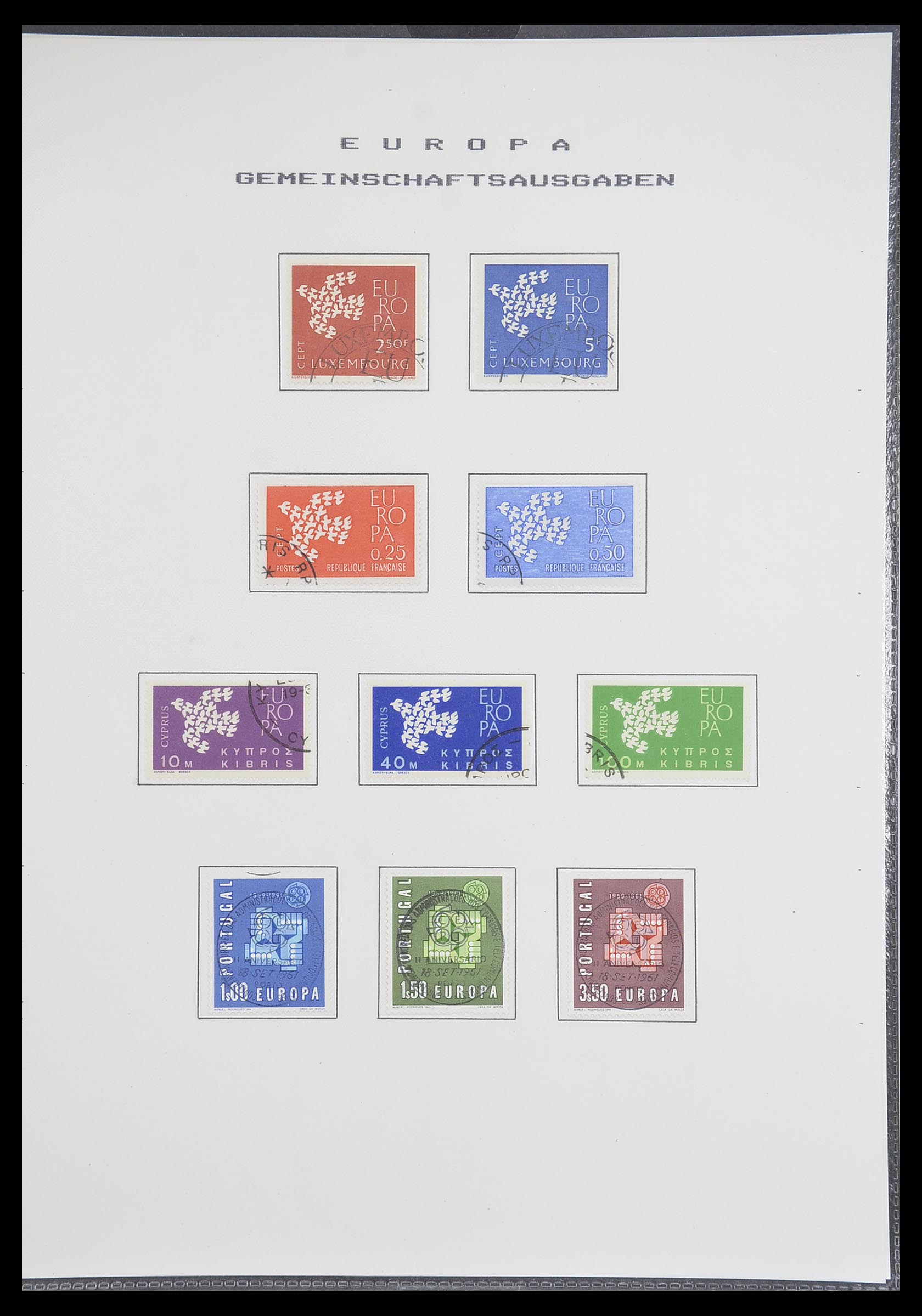 33728 019 - Postzegelverzameling 33728 Europa CEPT 1950-1985.
