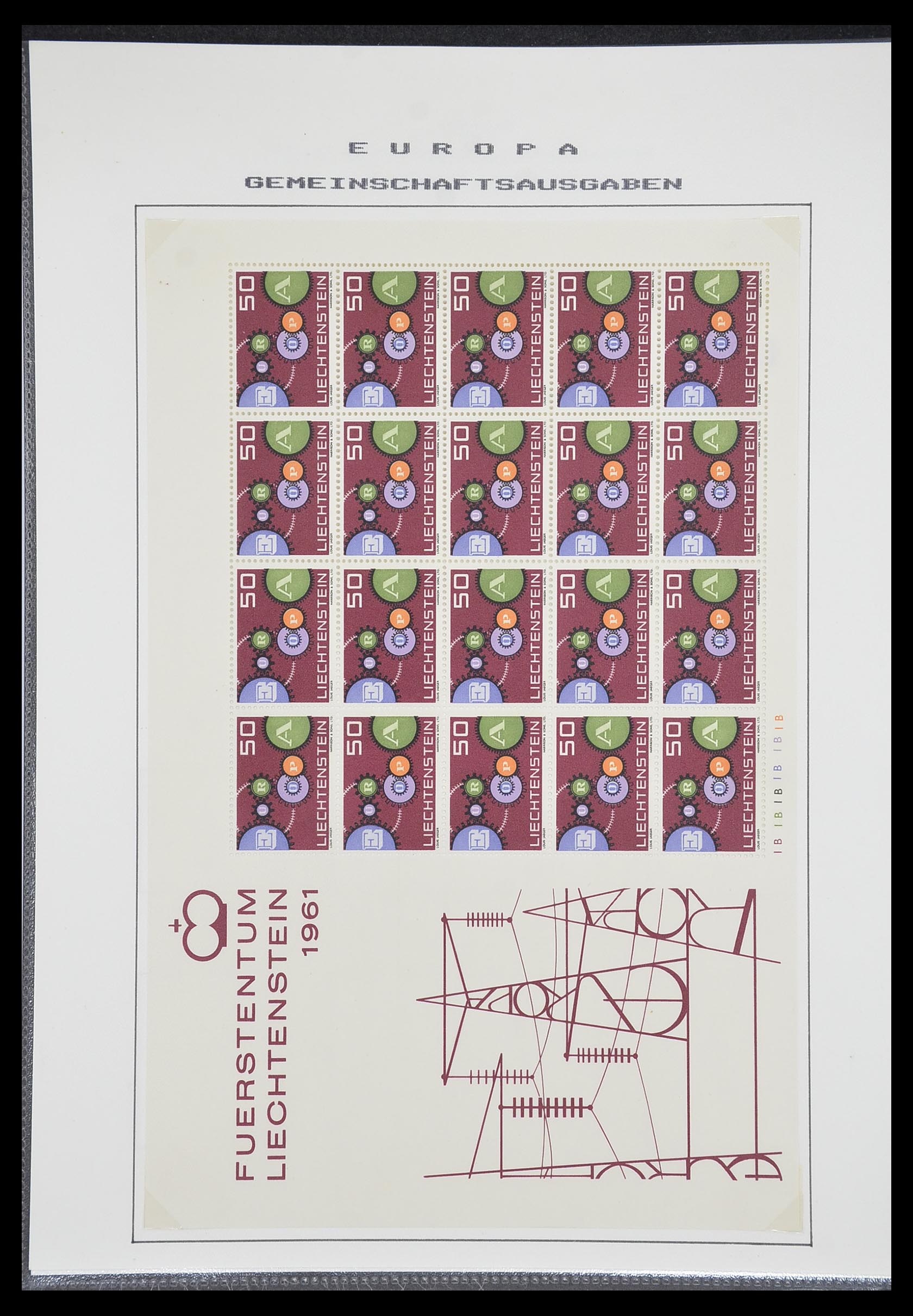33728 022 - Postzegelverzameling 33728 Europa CEPT 1950-1985.