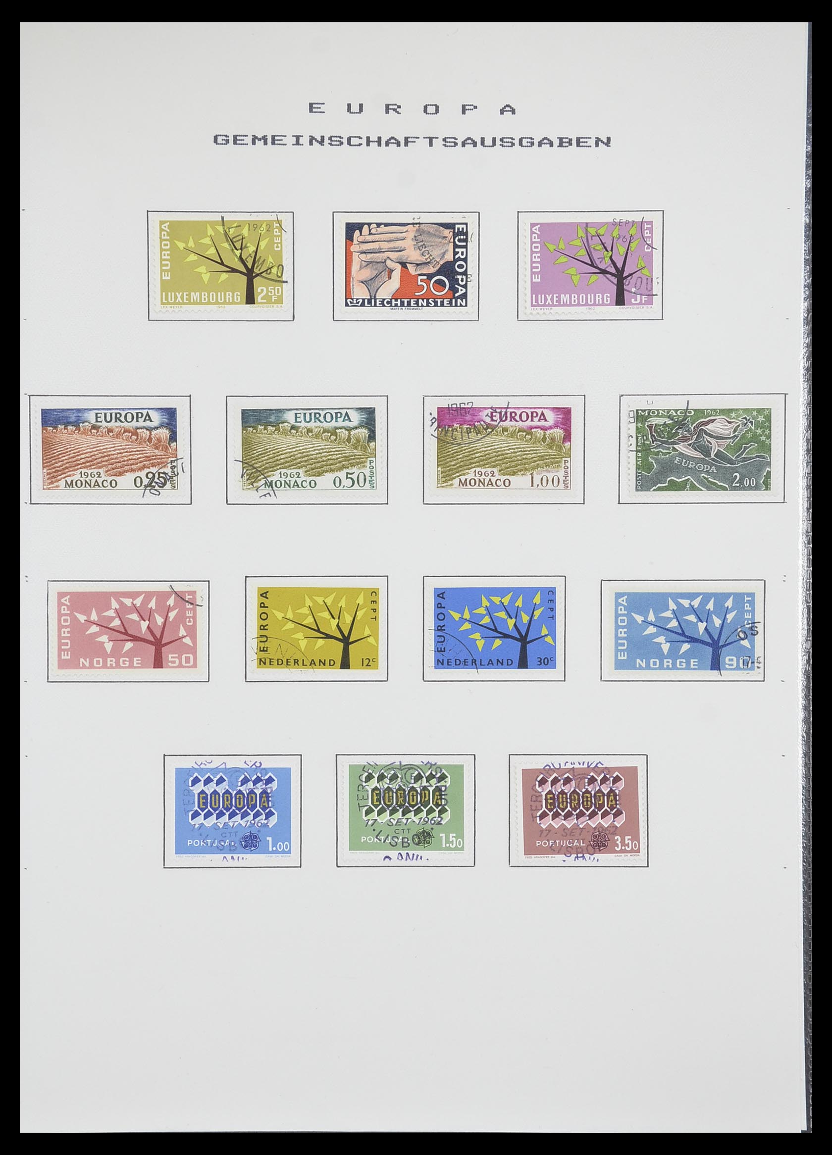 33728 025 - Postzegelverzameling 33728 Europa CEPT 1950-1985.