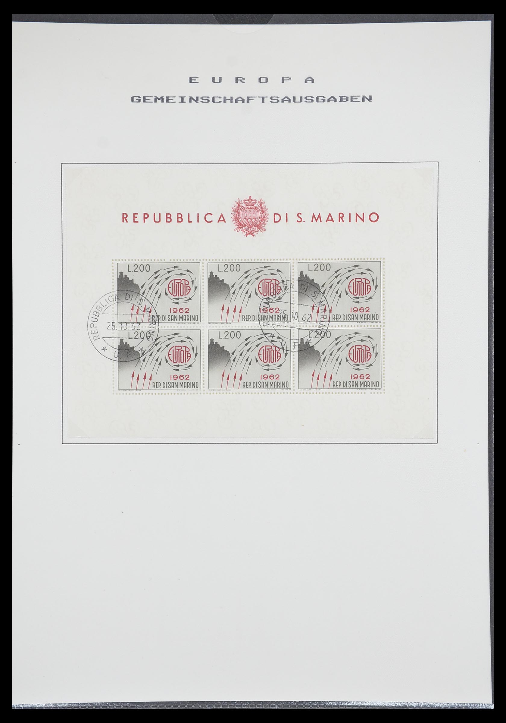 33728 028 - Postzegelverzameling 33728 Europa CEPT 1950-1985.