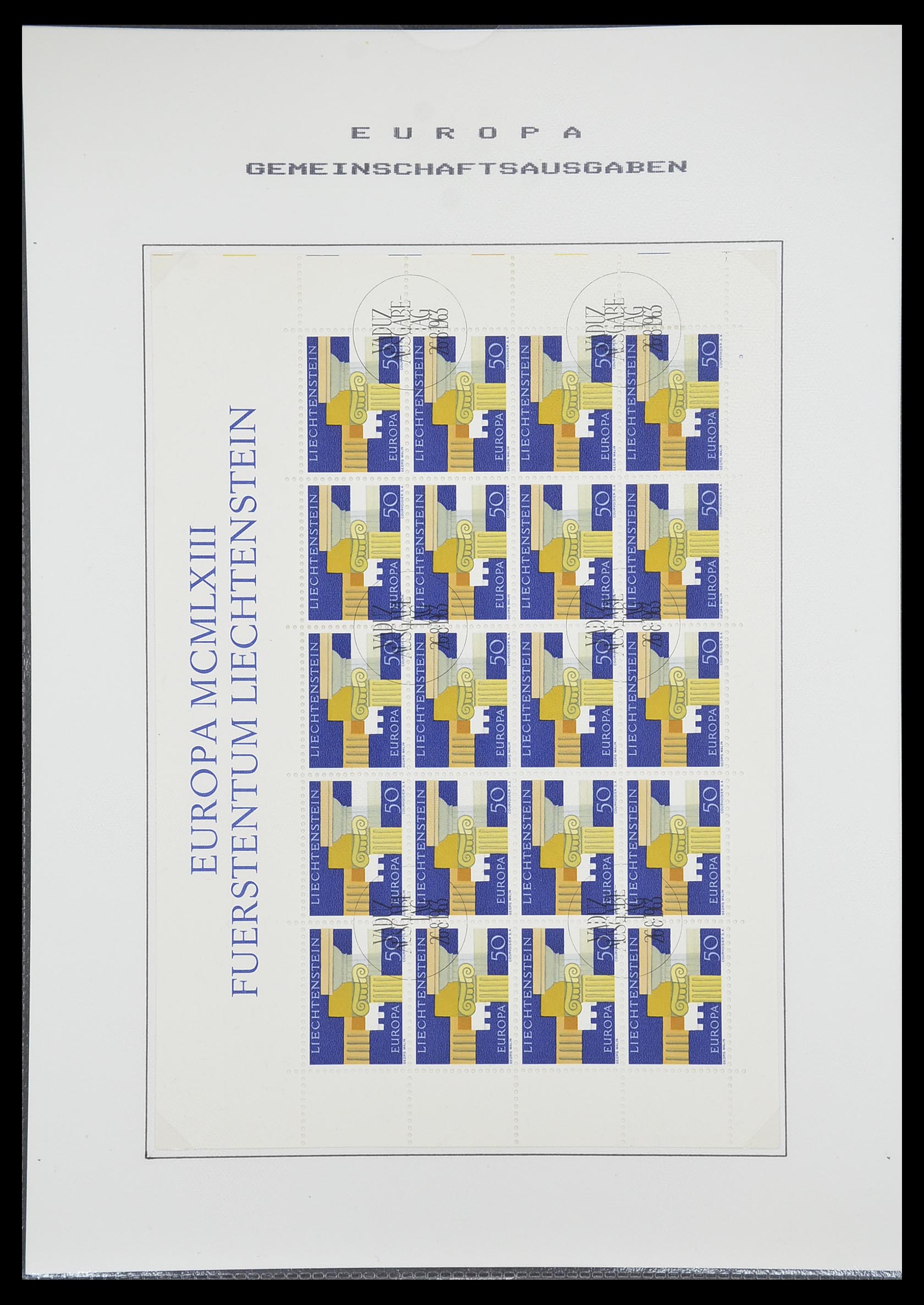 33728 032 - Postzegelverzameling 33728 Europa CEPT 1950-1985.
