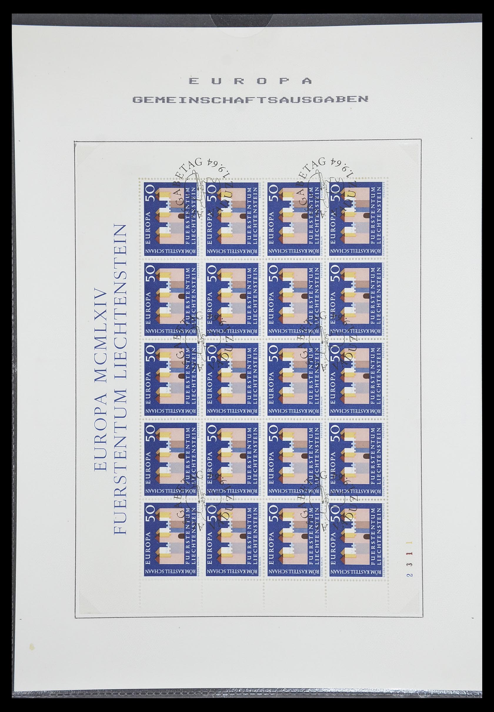 33728 036 - Postzegelverzameling 33728 Europa CEPT 1950-1985.
