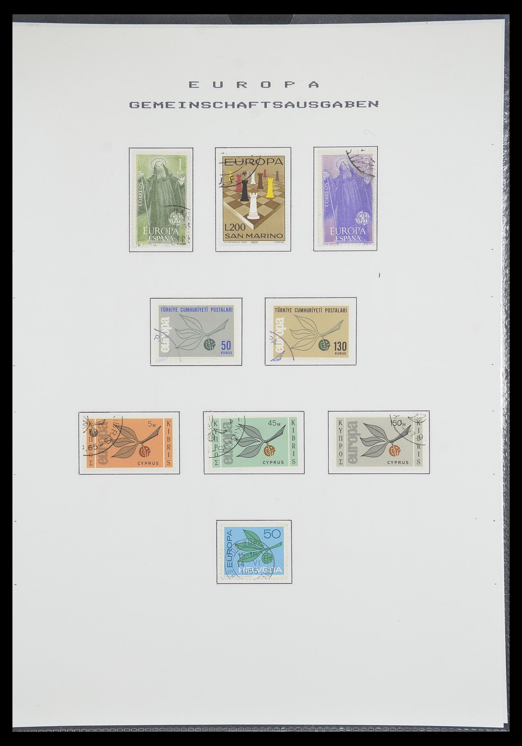 33728 039 - Postzegelverzameling 33728 Europa CEPT 1950-1985.