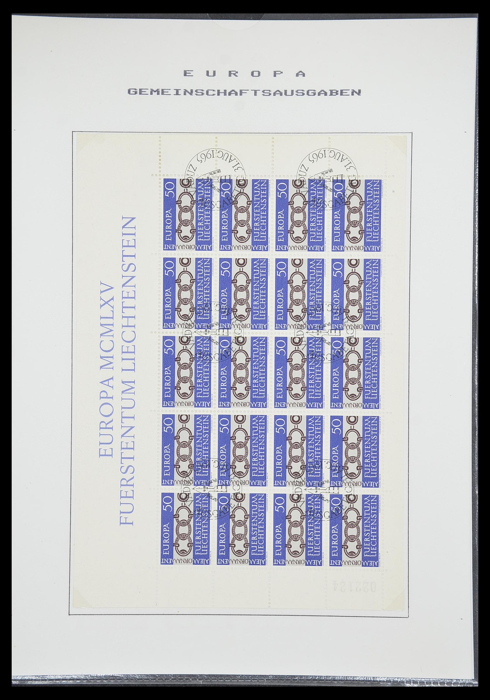 33728 040 - Postzegelverzameling 33728 Europa CEPT 1950-1985.