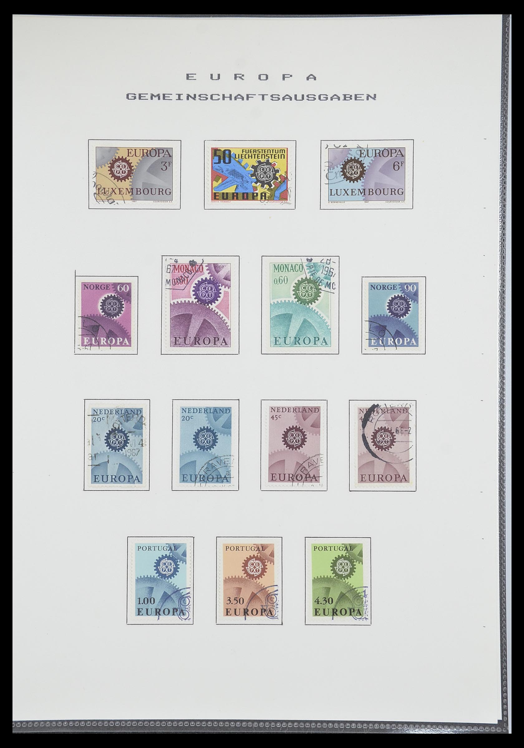 33728 045 - Postzegelverzameling 33728 Europa CEPT 1950-1985.