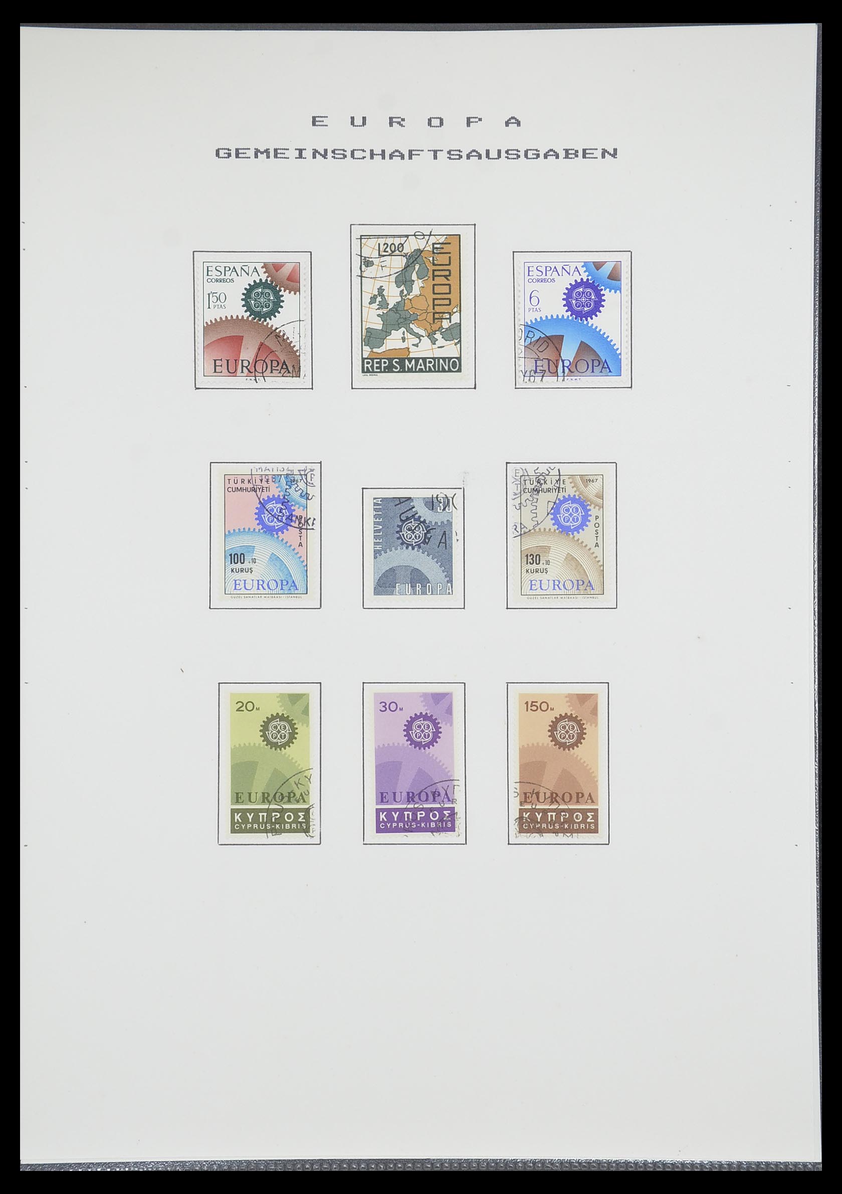 33728 046 - Postzegelverzameling 33728 Europa CEPT 1950-1985.