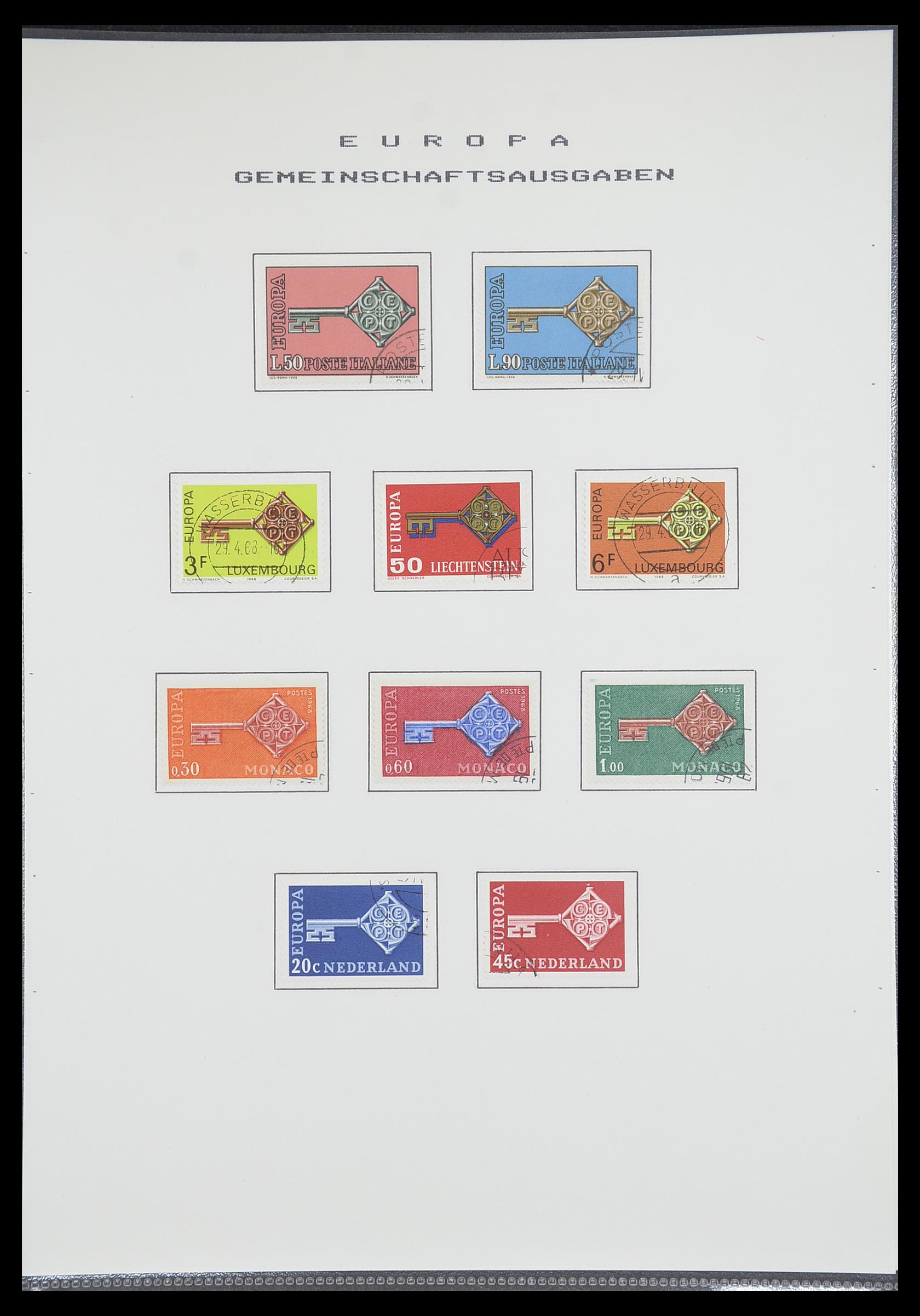33728 048 - Stamp collection 33728 Europa CEPT 1950-1985.