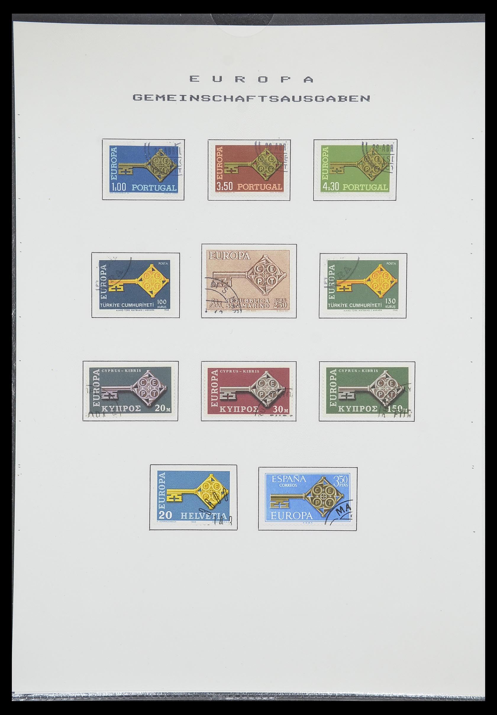 33728 049 - Postzegelverzameling 33728 Europa CEPT 1950-1985.