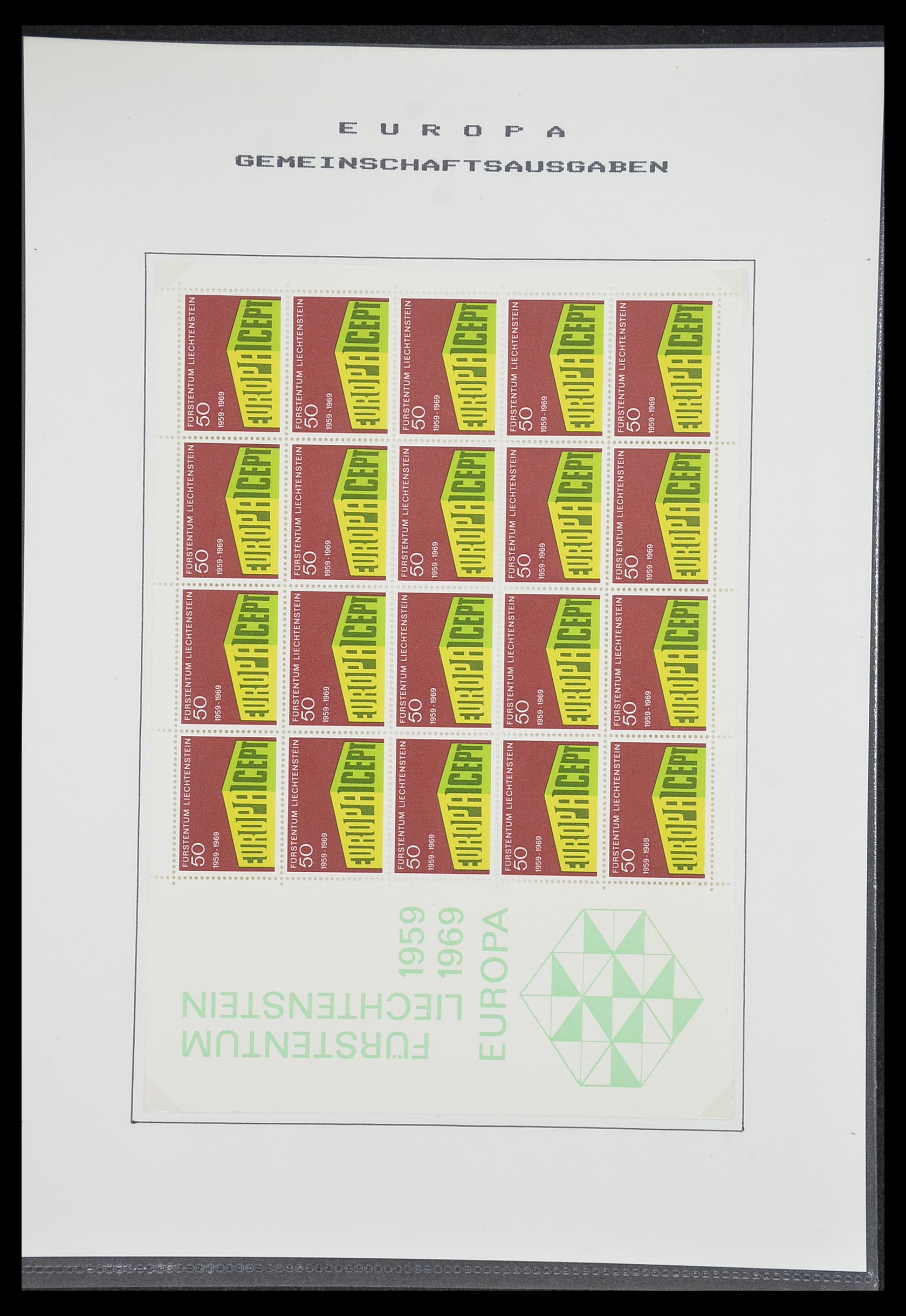 33728 055 - Postzegelverzameling 33728 Europa CEPT 1950-1985.