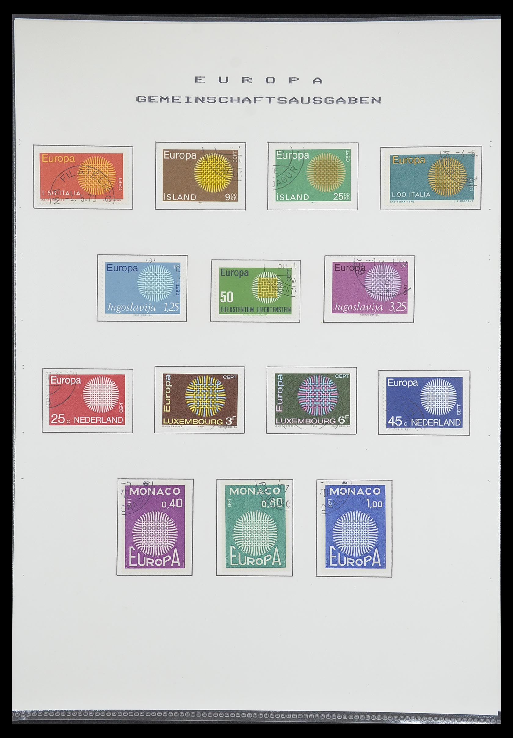 33728 057 - Postzegelverzameling 33728 Europa CEPT 1950-1985.