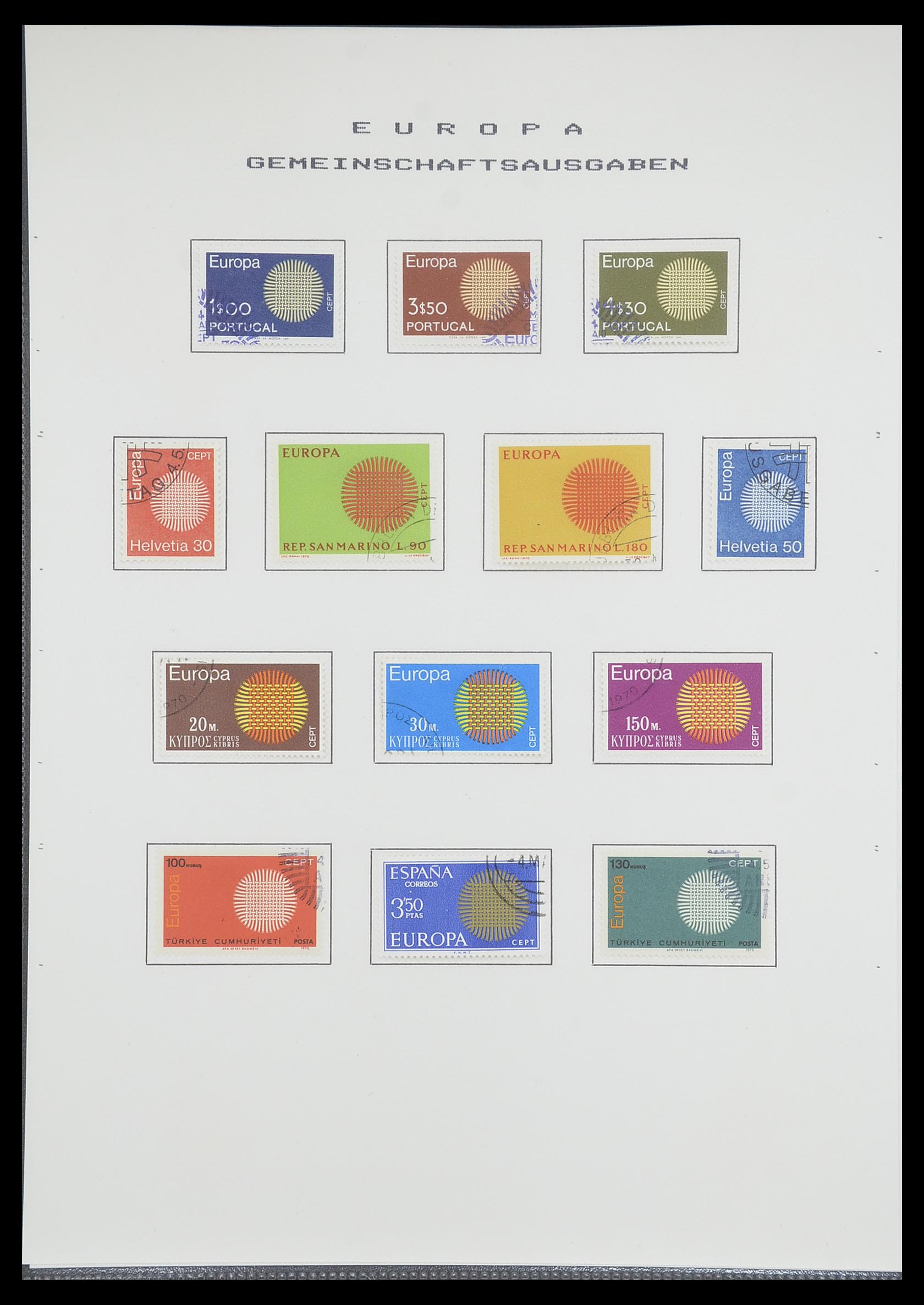 33728 058 - Postzegelverzameling 33728 Europa CEPT 1950-1985.