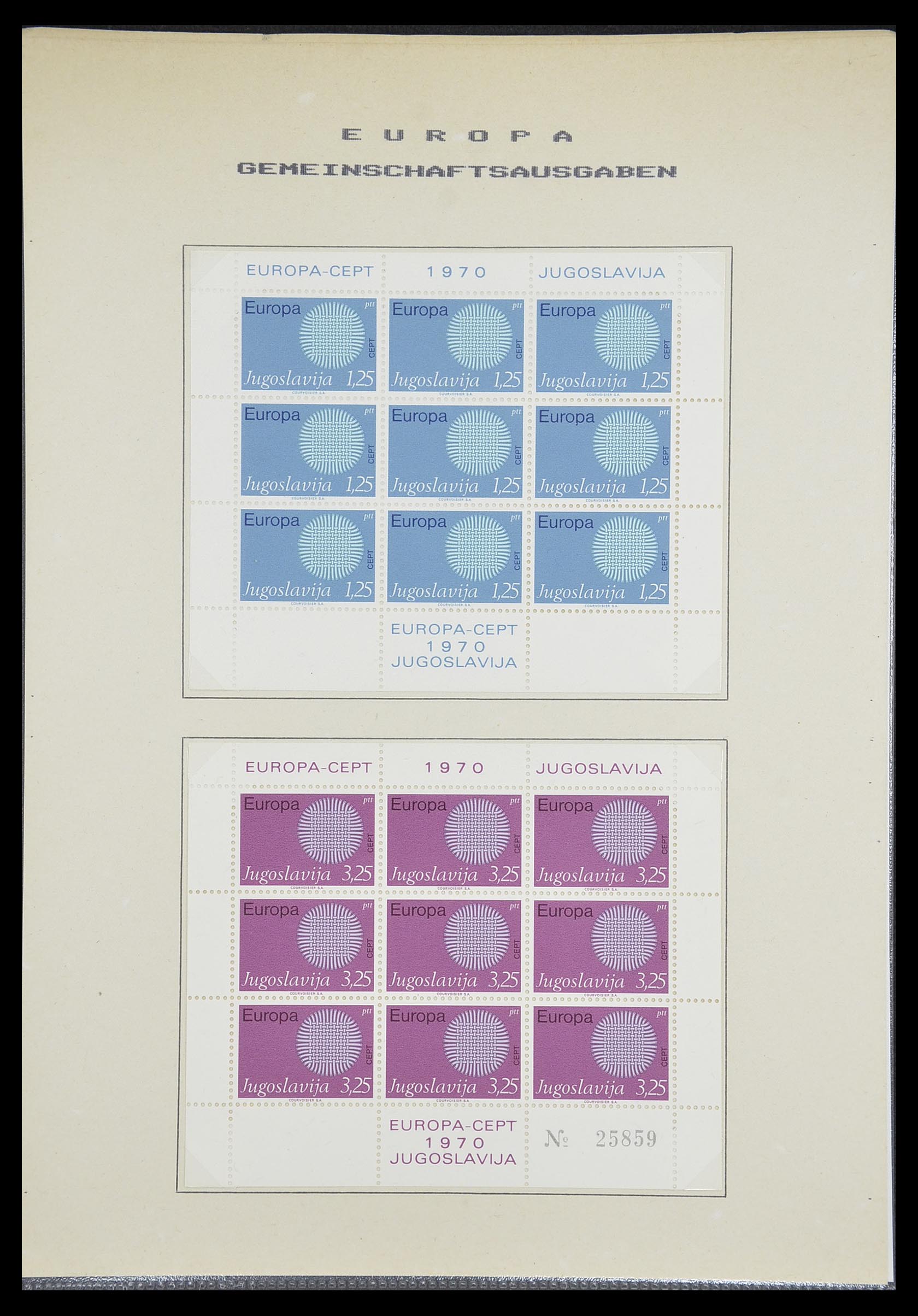 33728 060 - Postzegelverzameling 33728 Europa CEPT 1950-1985.