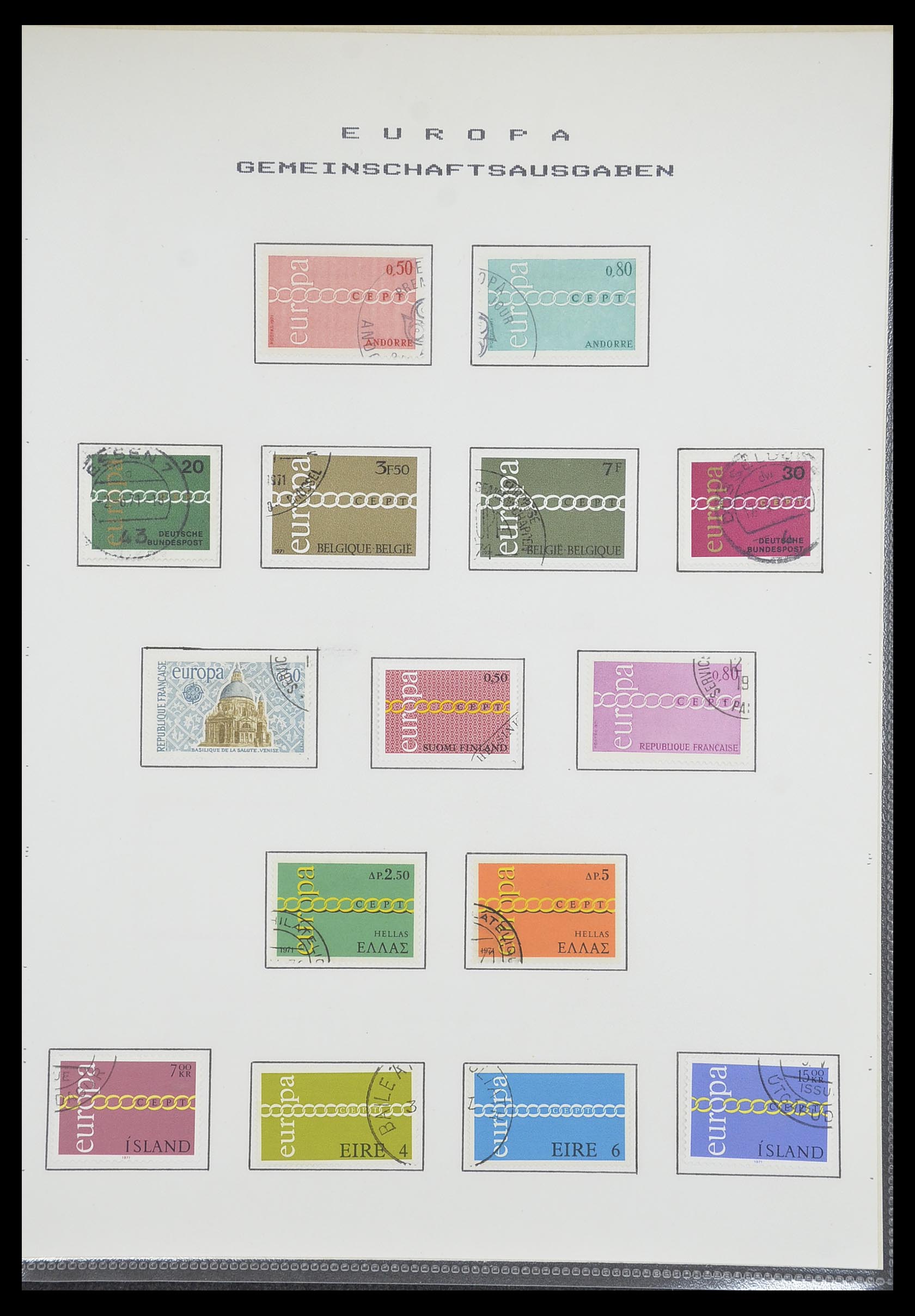 33728 061 - Stamp collection 33728 Europa CEPT 1950-1985.