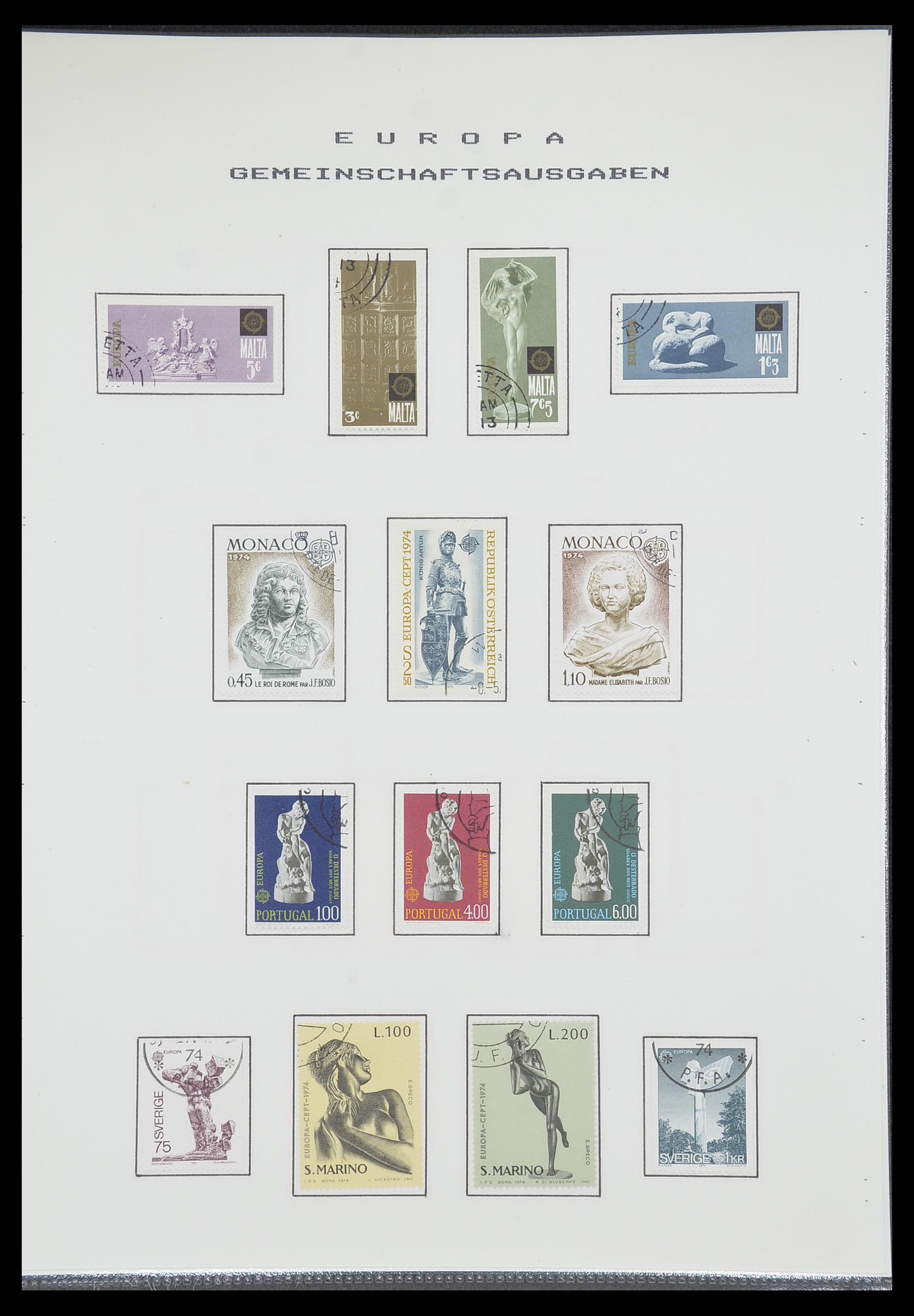 33728 078 - Stamp collection 33728 Europa CEPT 1950-1985.