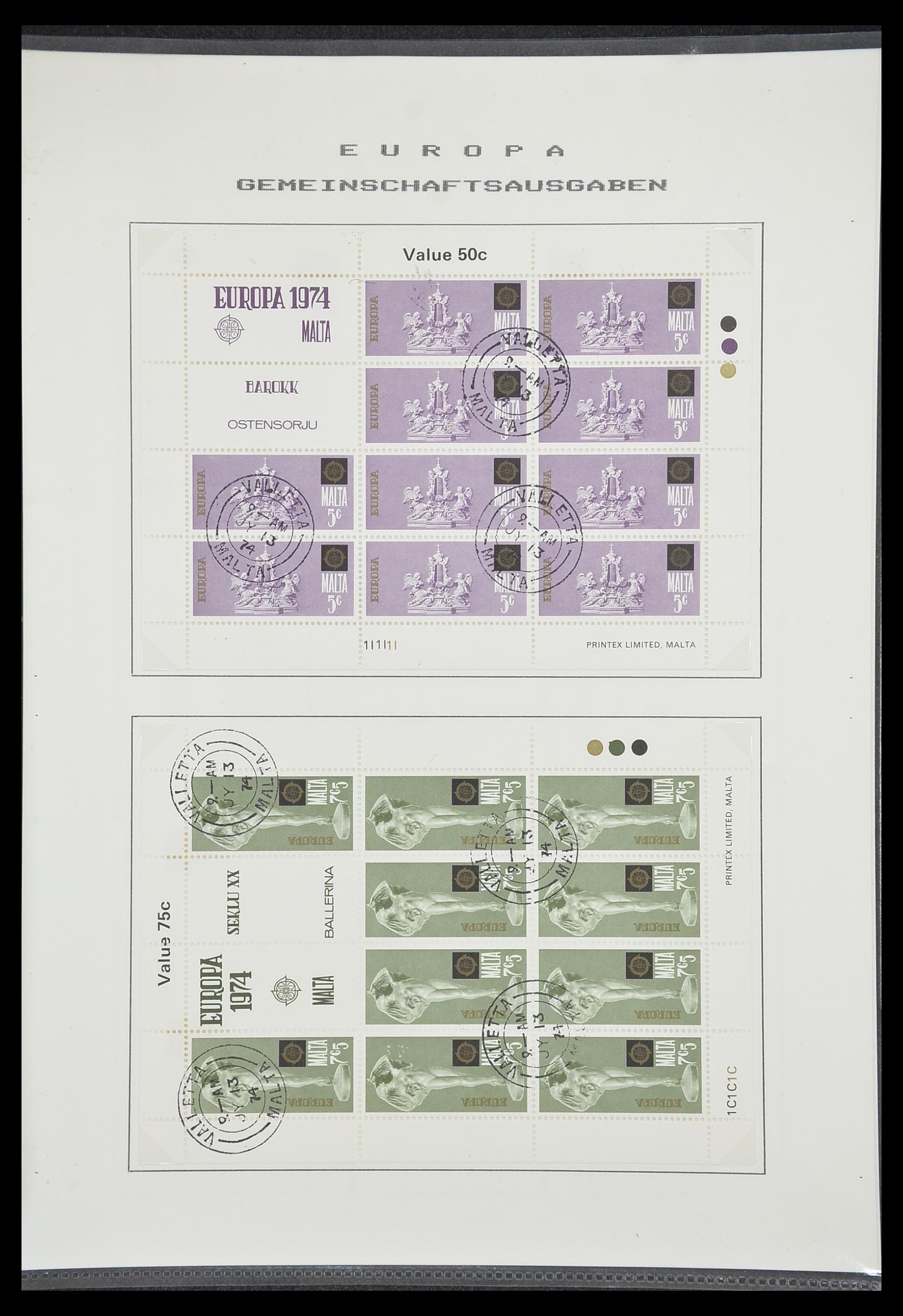 33728 082 - Stamp collection 33728 Europa CEPT 1950-1985.