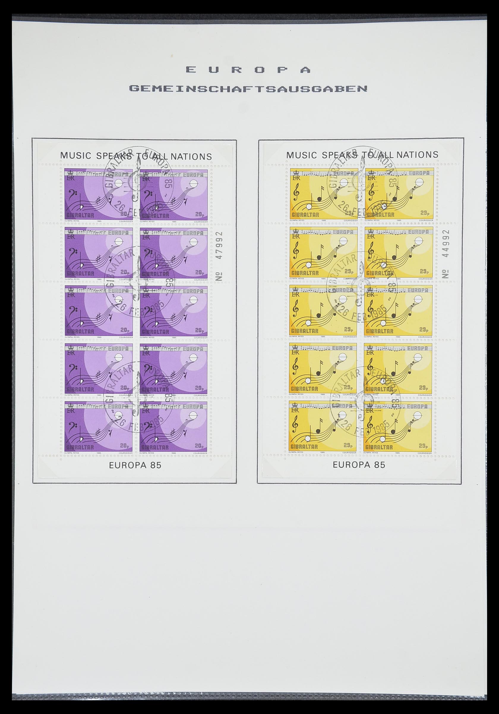 33728 295 - Stamp collection 33728 Europa CEPT 1950-1985.