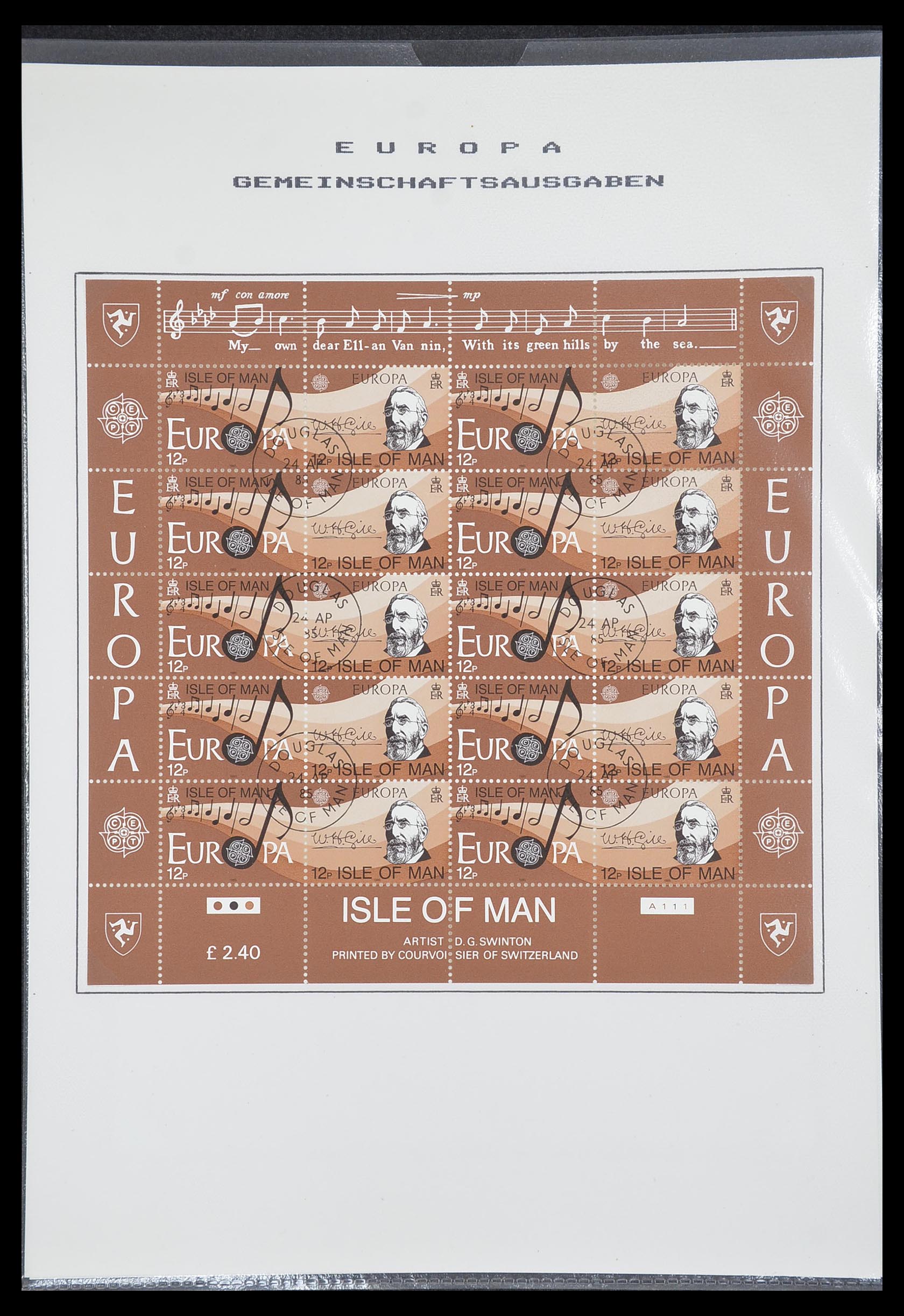 33728 302 - Postzegelverzameling 33728 Europa CEPT 1950-1985.