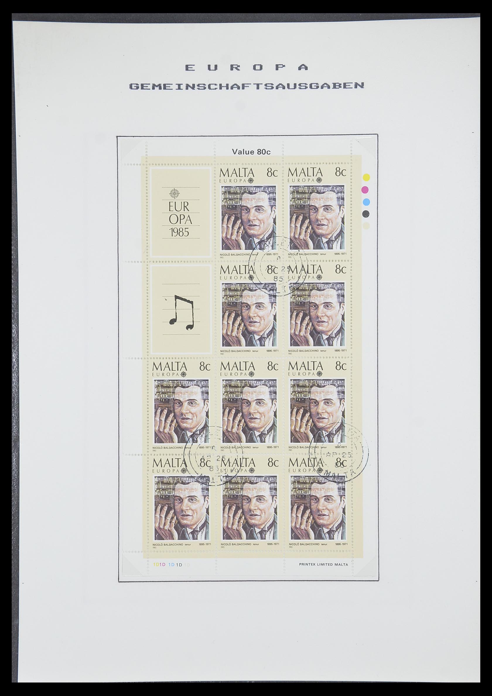 33728 307 - Postzegelverzameling 33728 Europa CEPT 1950-1985.