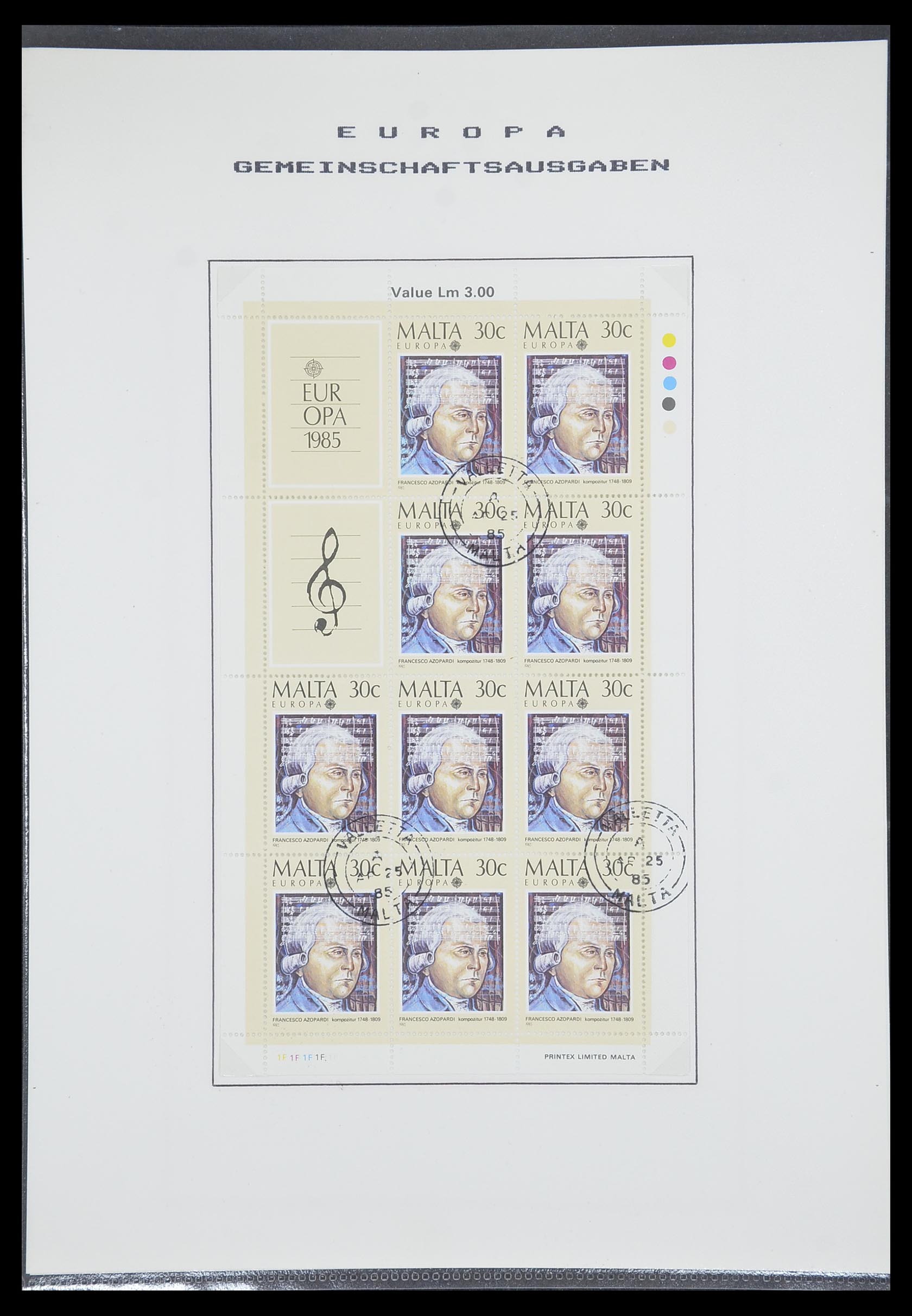33728 308 - Postzegelverzameling 33728 Europa CEPT 1950-1985.