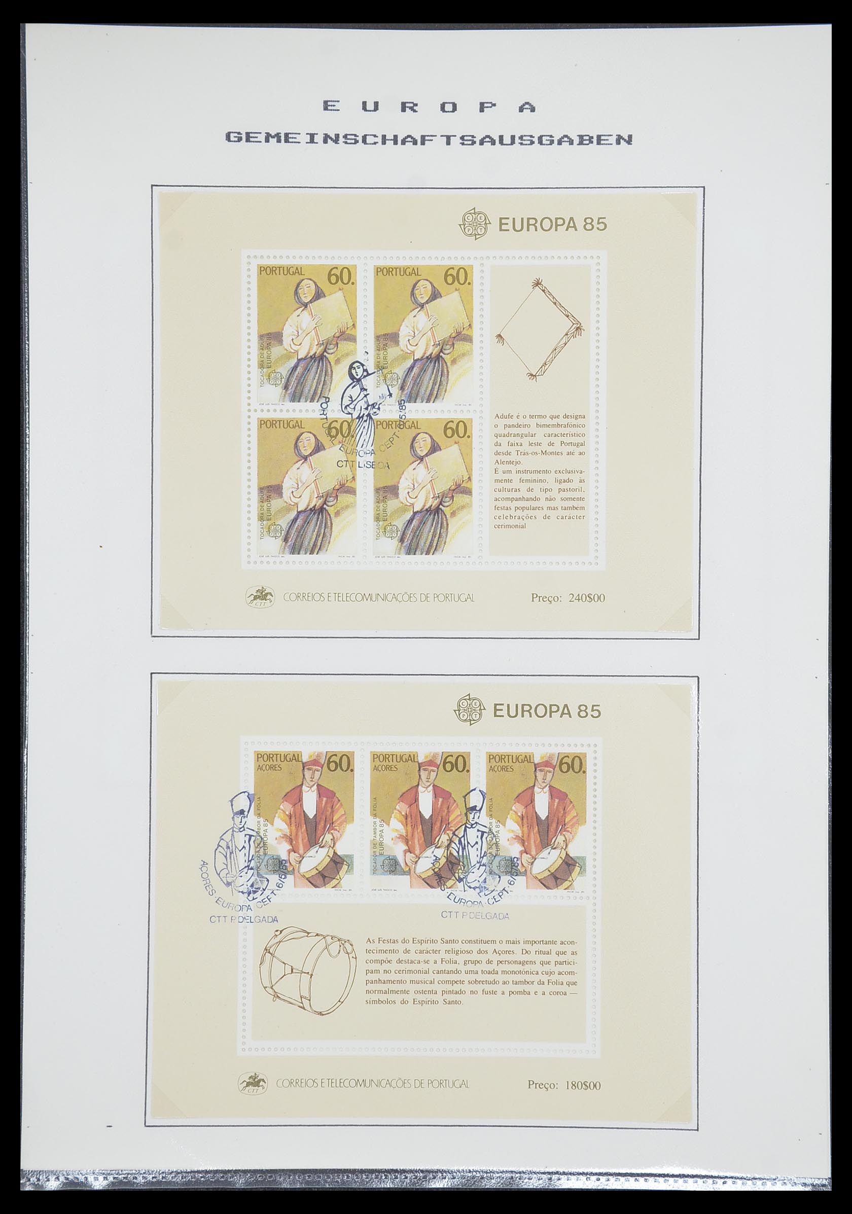 33728 312 - Postzegelverzameling 33728 Europa CEPT 1950-1985.