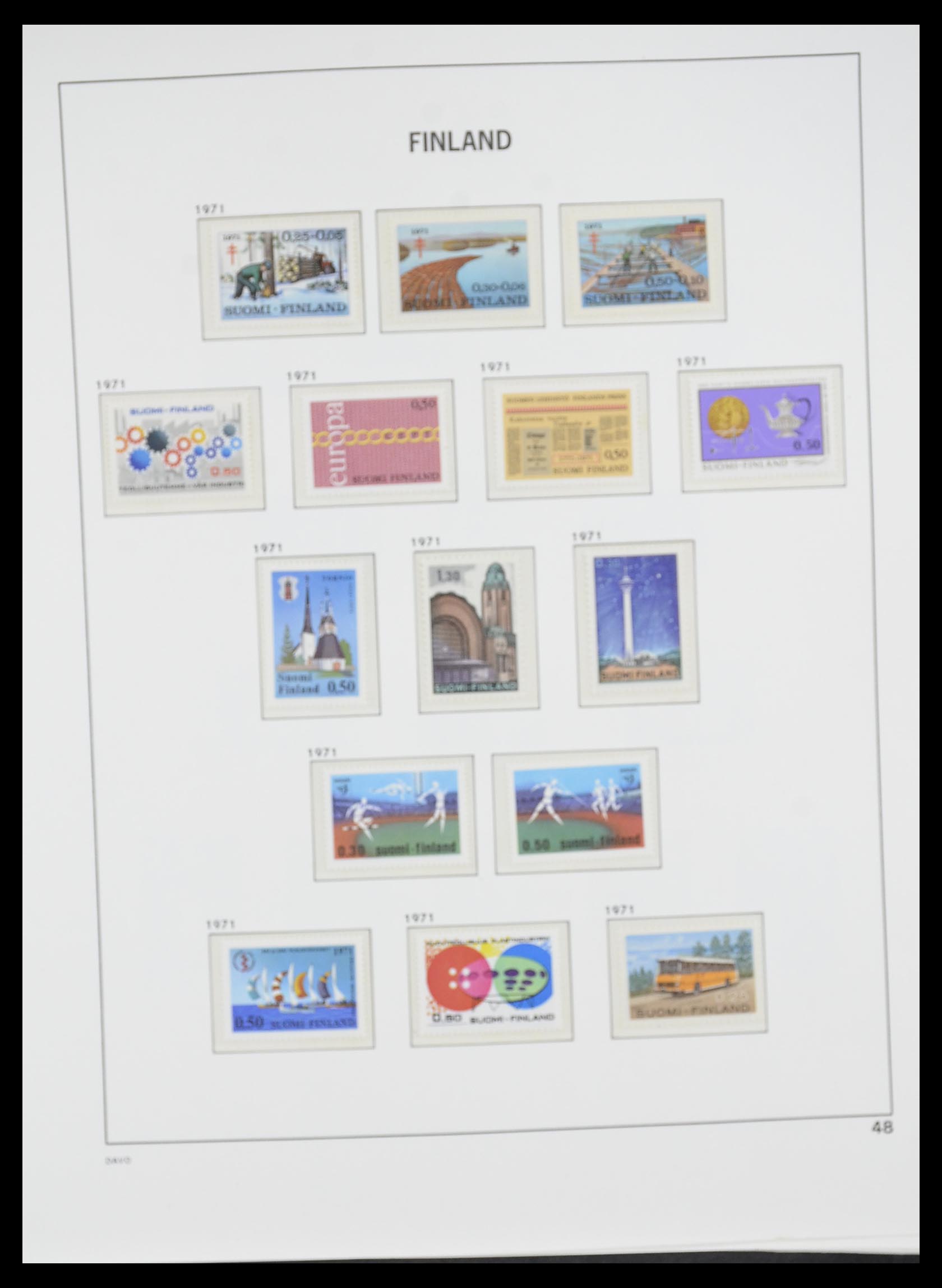 33729 047 - Postzegelverzameling 33729 Finland 1875-1998.