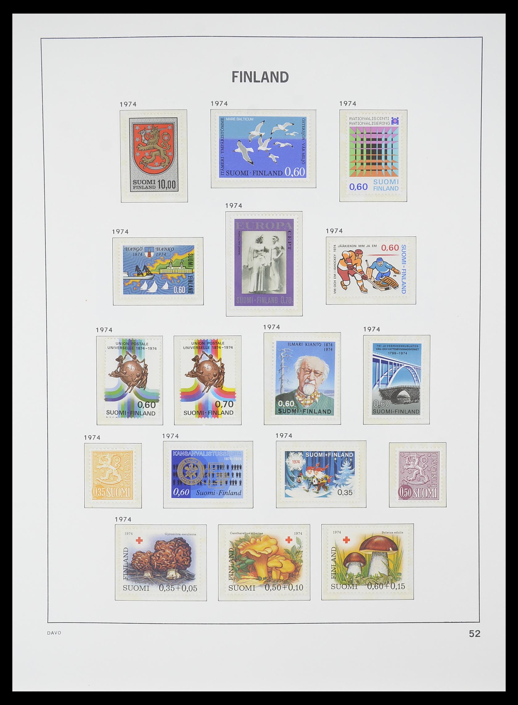33729 051 - Postzegelverzameling 33729 Finland 1875-1998.