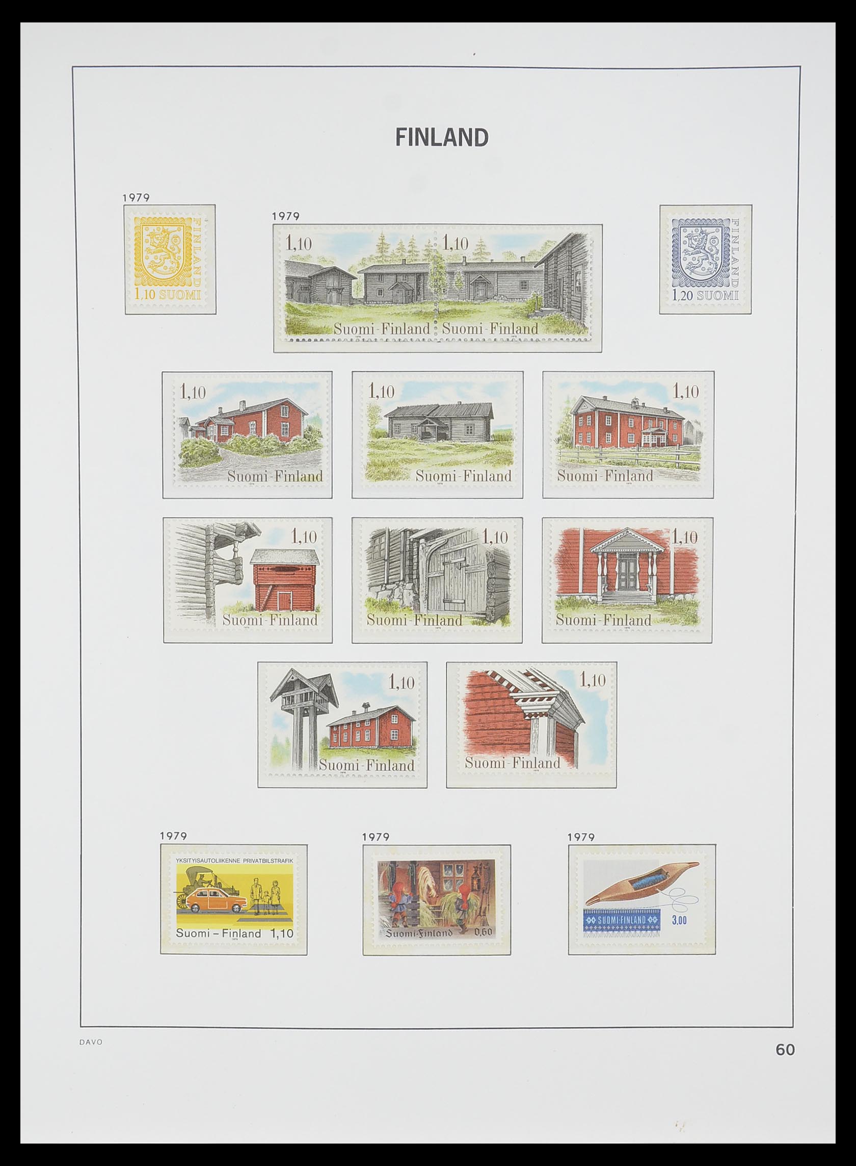 33729 059 - Postzegelverzameling 33729 Finland 1875-1998.