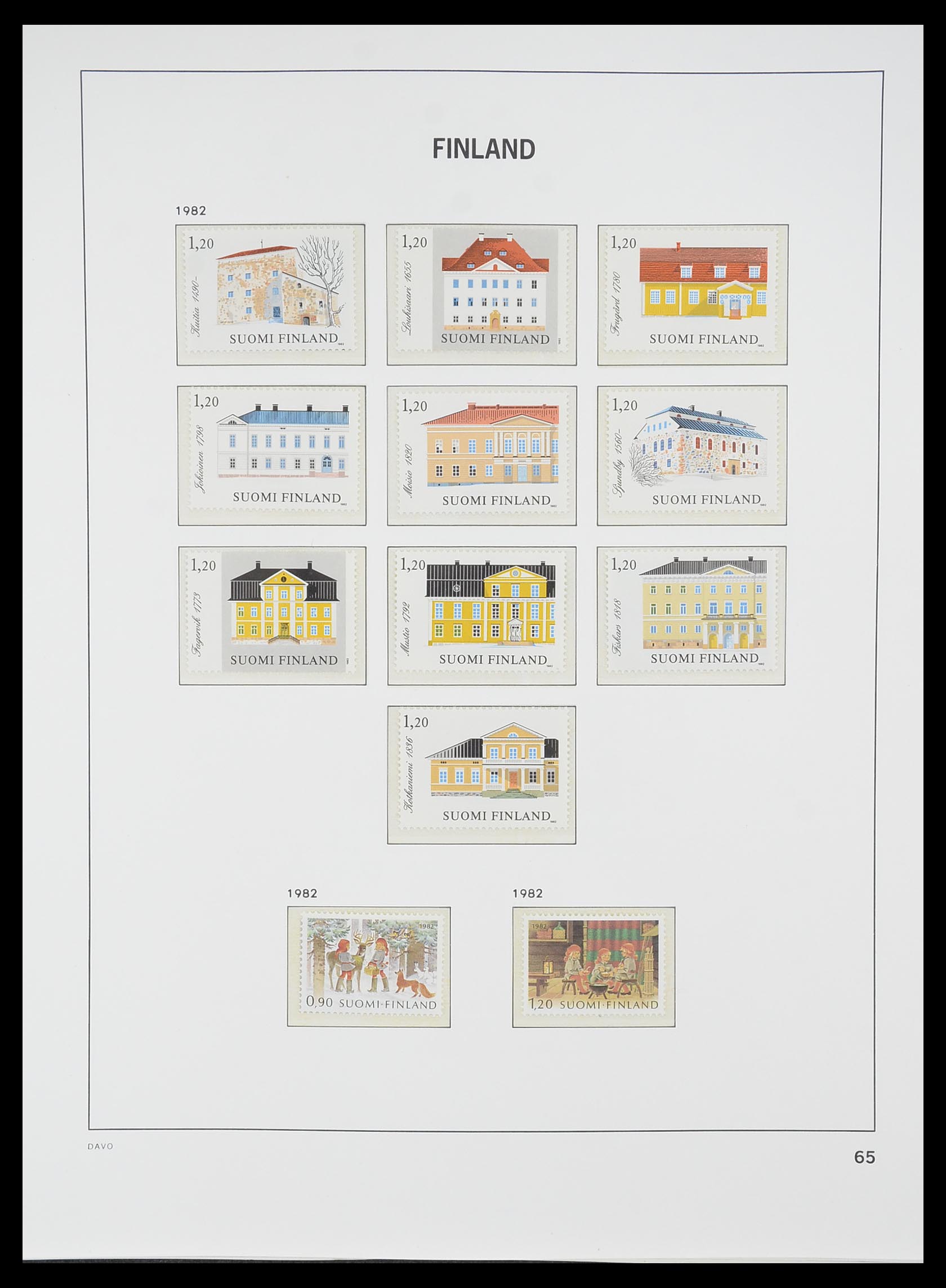 33729 064 - Postzegelverzameling 33729 Finland 1875-1998.