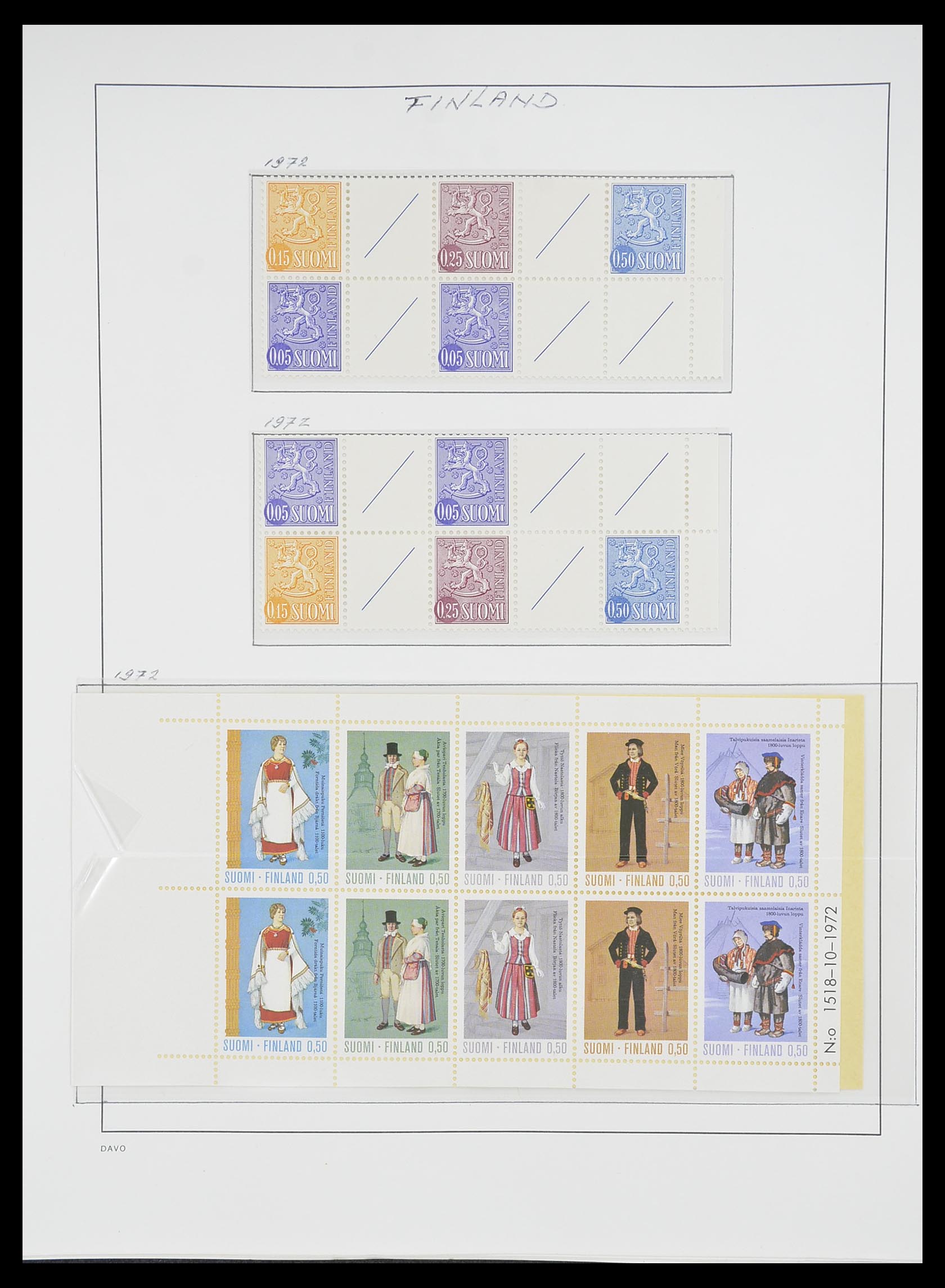 33729 080 - Postzegelverzameling 33729 Finland 1875-1998.